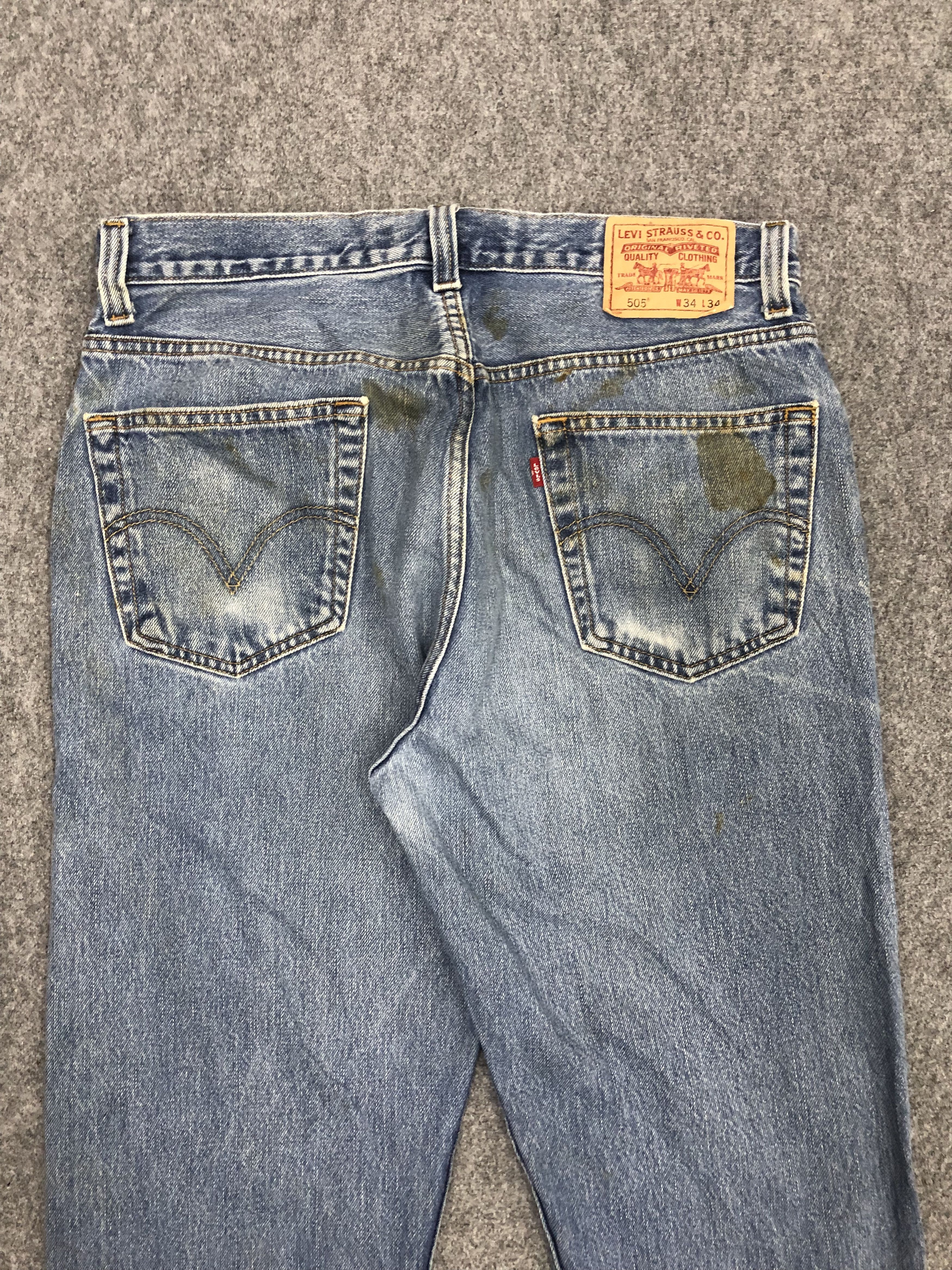 Levi's Vintage Levis 505 Jeans DP1049 Size US 36 / EU 52 - 4 Thumbnail
