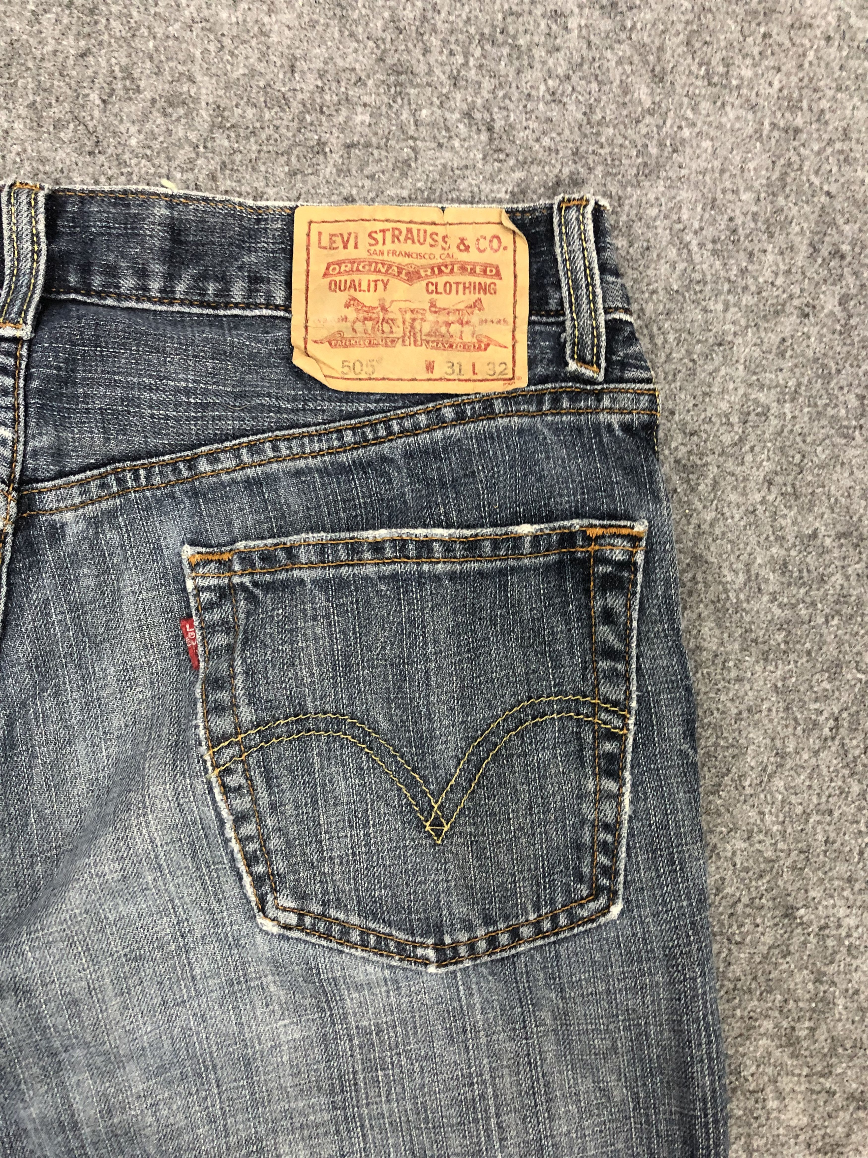 Levi's Vintage Levis 505 Jeans DP1046 Size US 32 / EU 48 - 14 Thumbnail