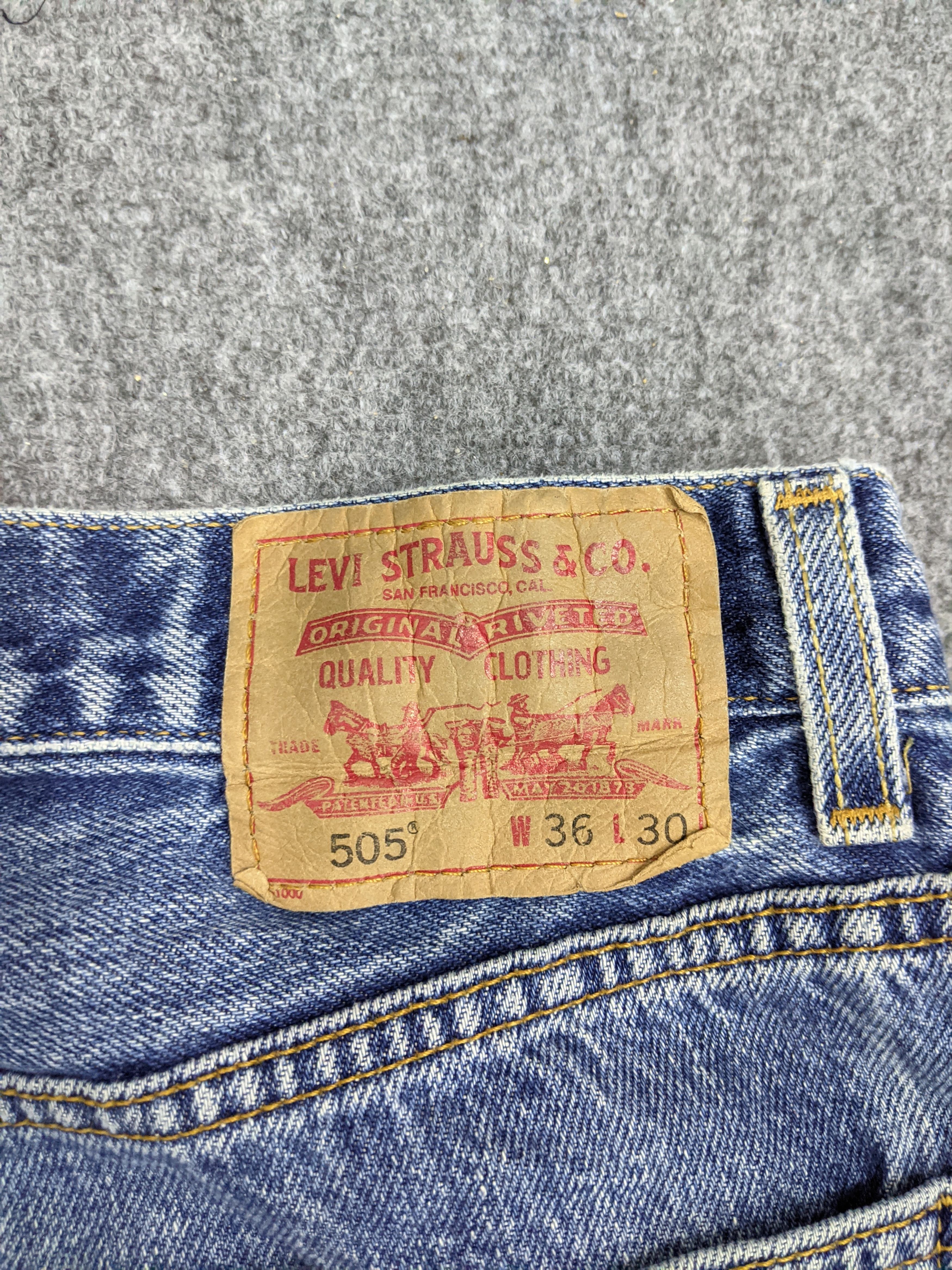 Levi's × Vintage Vintage Levis 505 Jeans Size US 34 / EU 50 - 13 Thumbnail