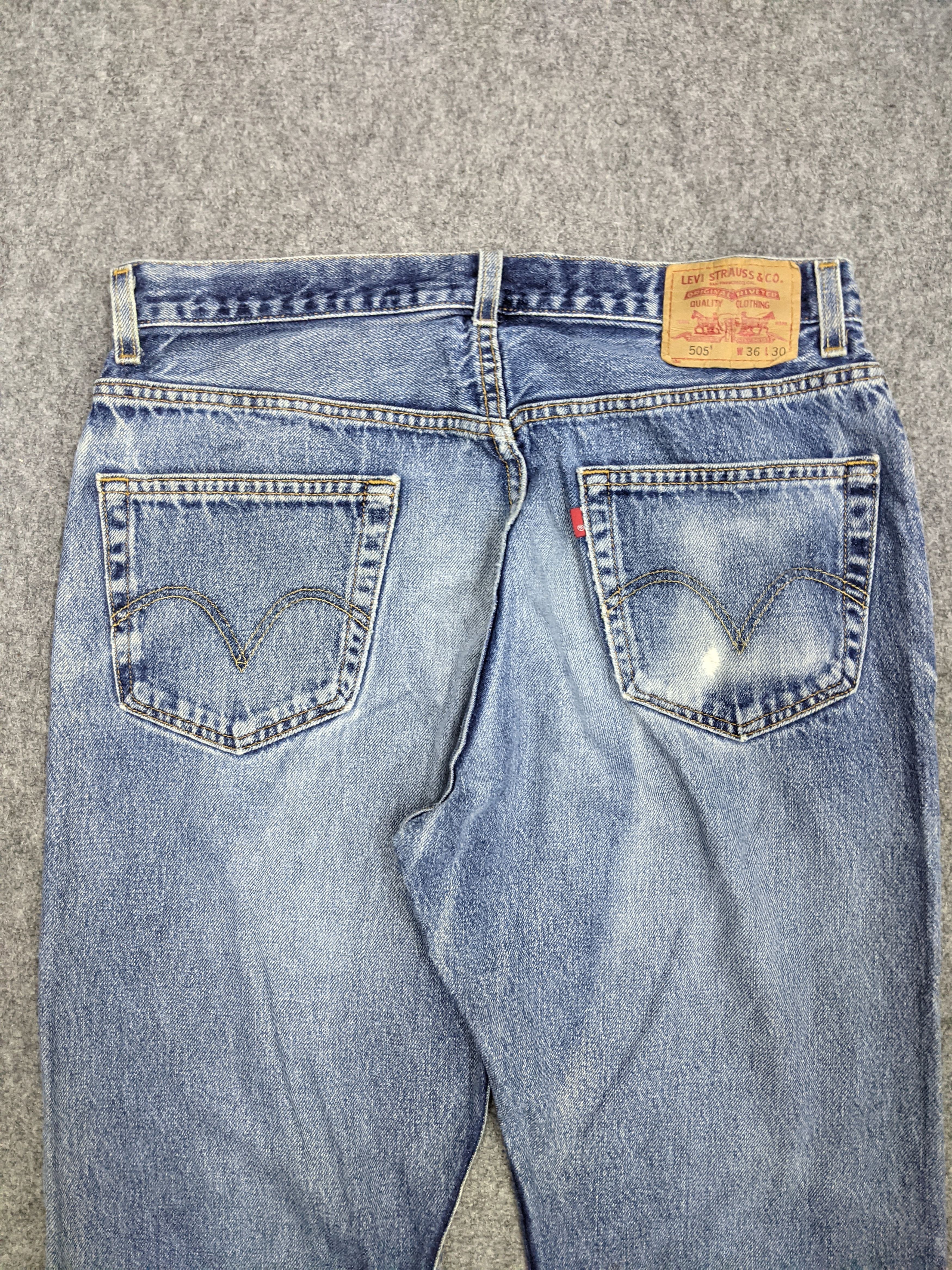 Levi's × Vintage Vintage Levis 505 Jeans Size US 34 / EU 50 - 4 Thumbnail