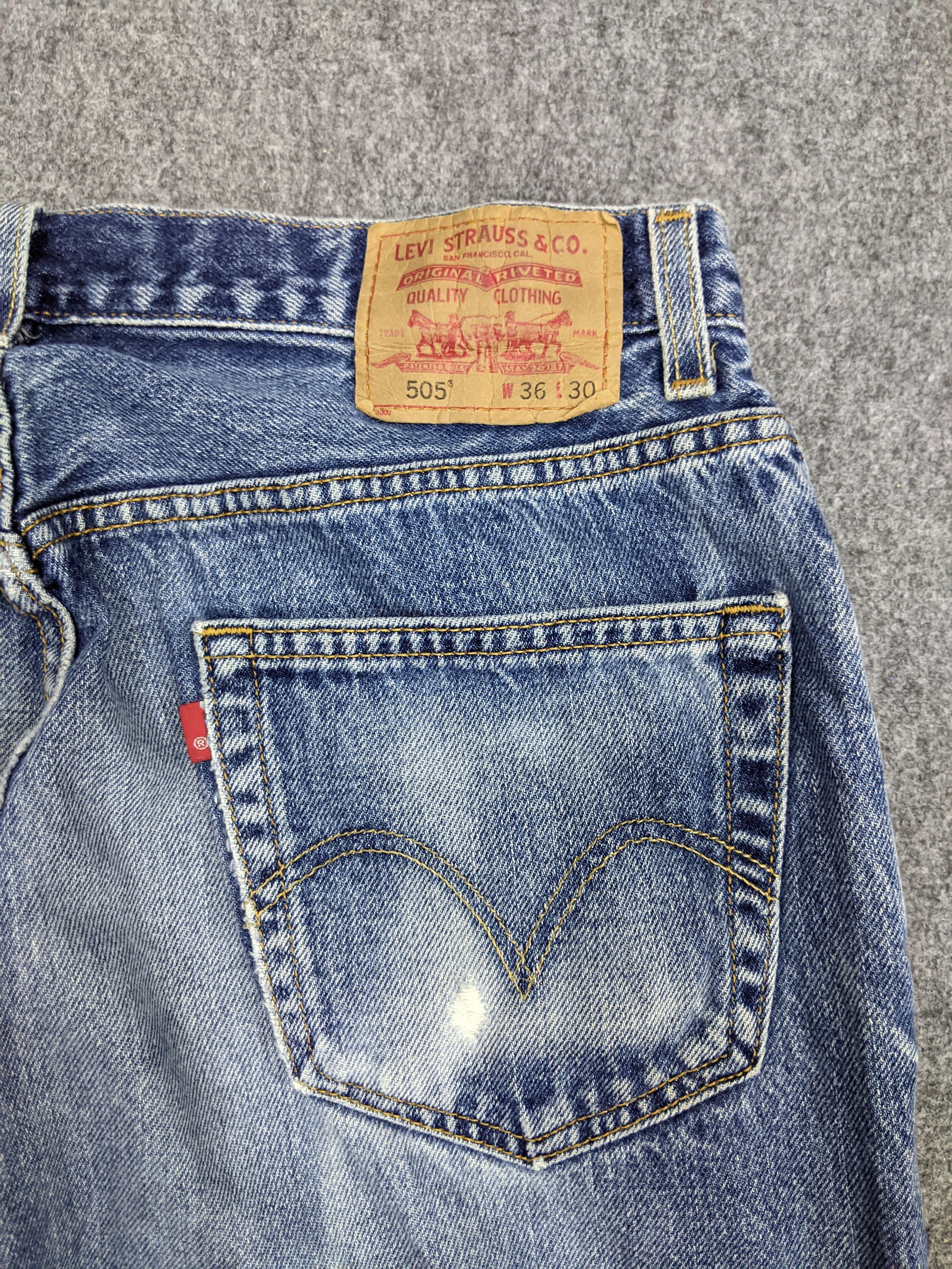 Levi's × Vintage Vintage Levis 505 Jeans Size US 34 / EU 50 - 11 Thumbnail