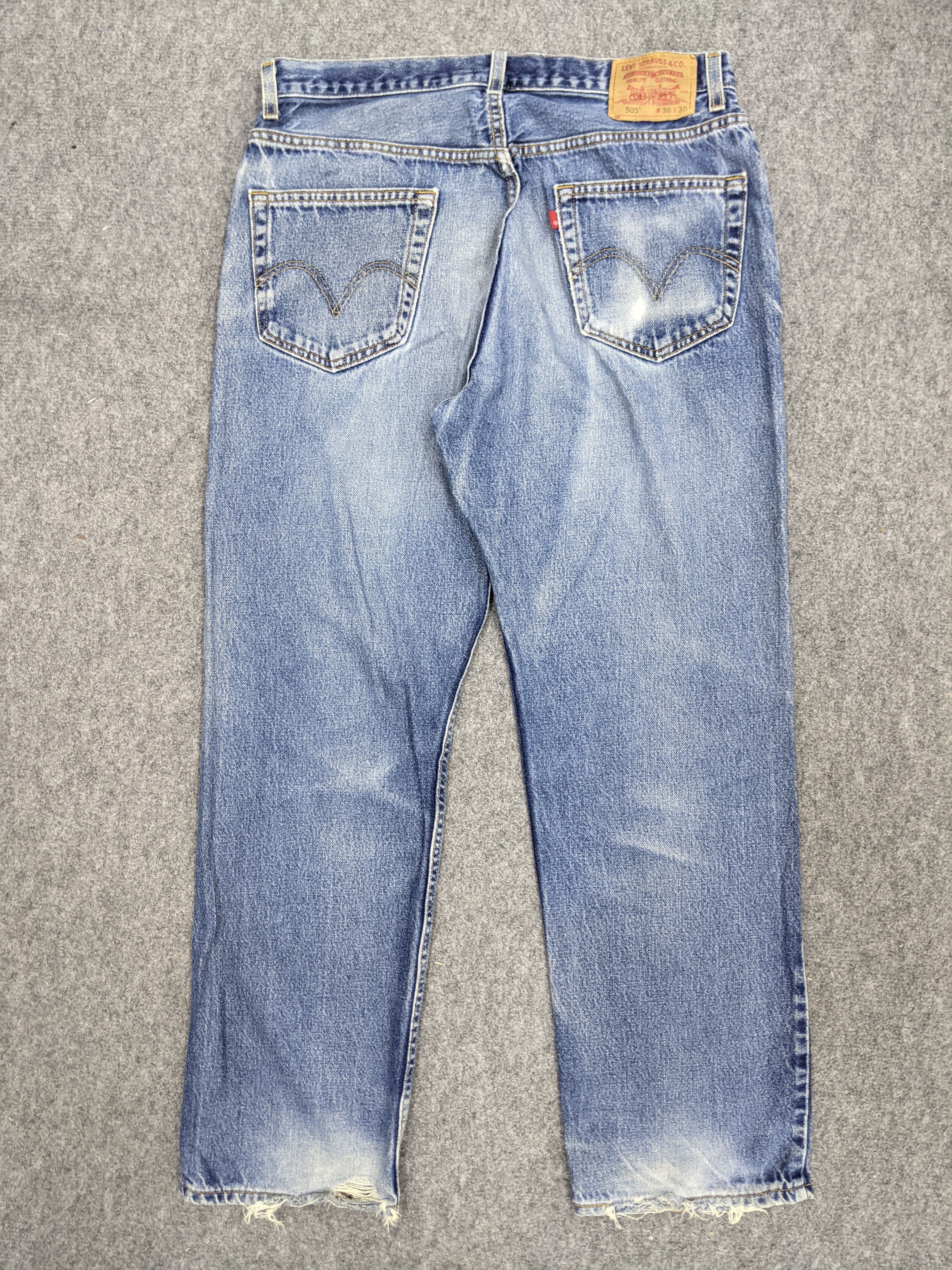 Levi's × Vintage Vintage Levis 505 Jeans Size US 34 / EU 50 - 3 Thumbnail