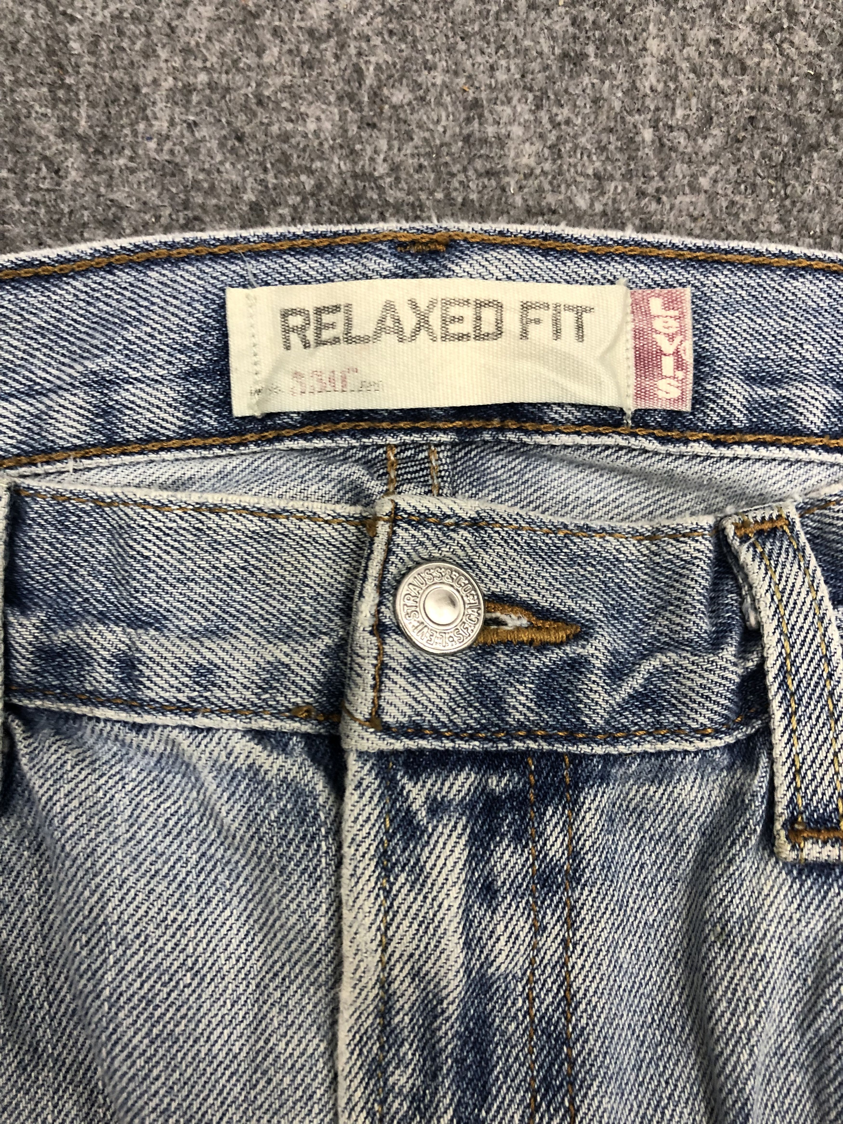 Levi's Vintage Levis 550 Sun Faded Jeans DP1064 Size US 33 - 7 Thumbnail