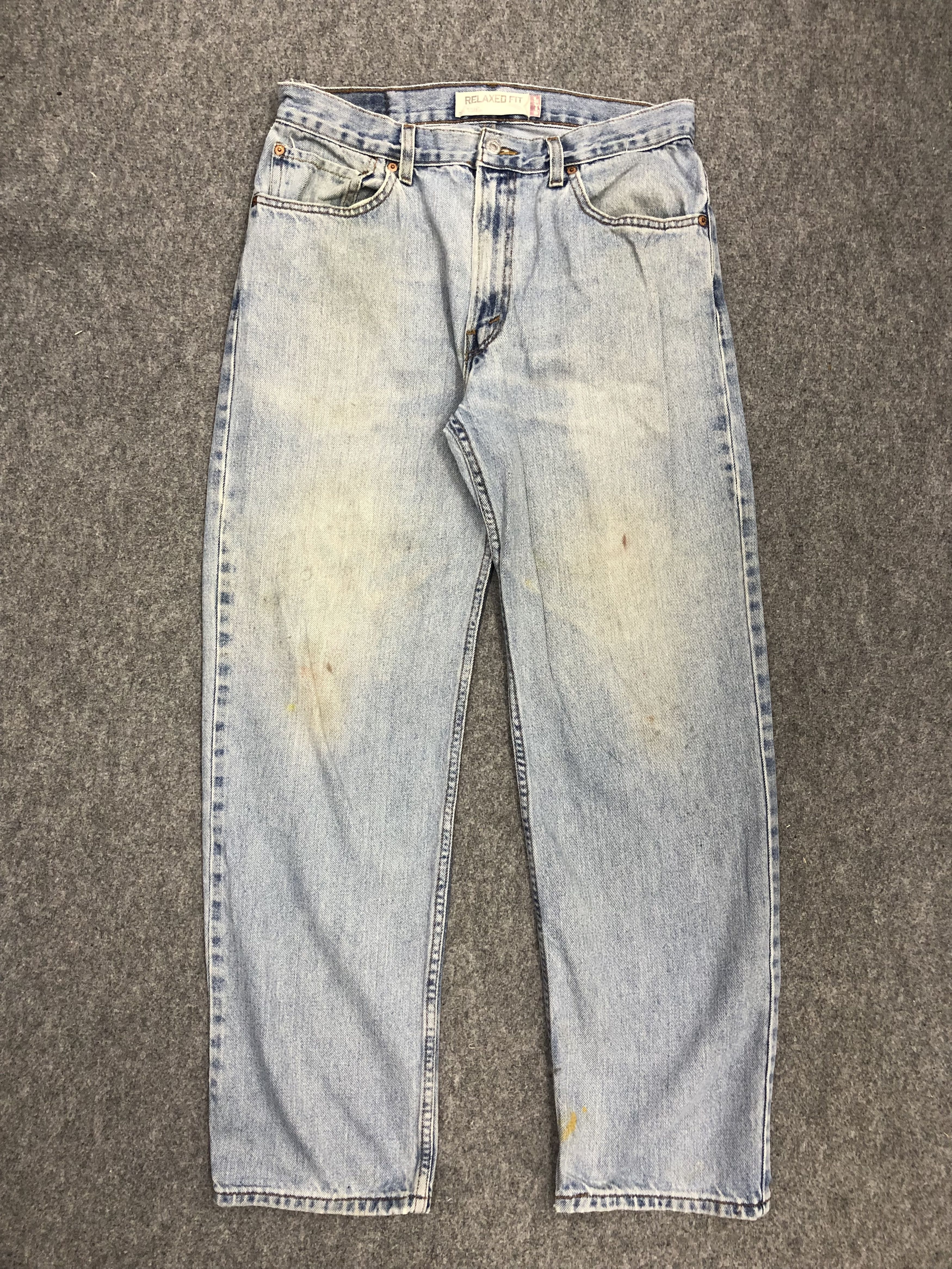 Levi's Vintage Levis 550 Sun Faded Jeans DP1064 Size US 33 - 1 Thumbnail