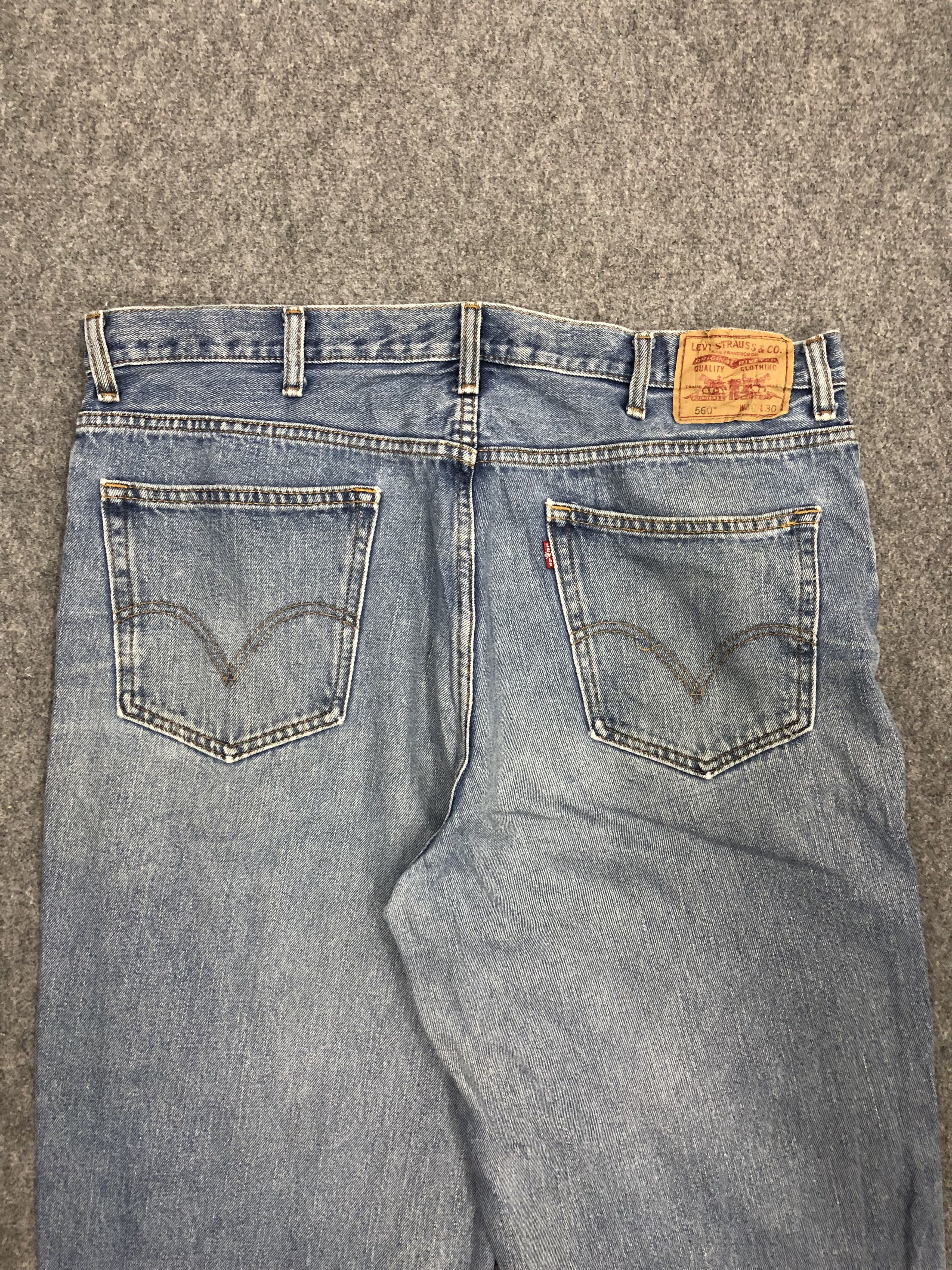 Levi's Vintage Levis 560 Jeans DP1063 Size US 42 / EU 58 - 4 Thumbnail