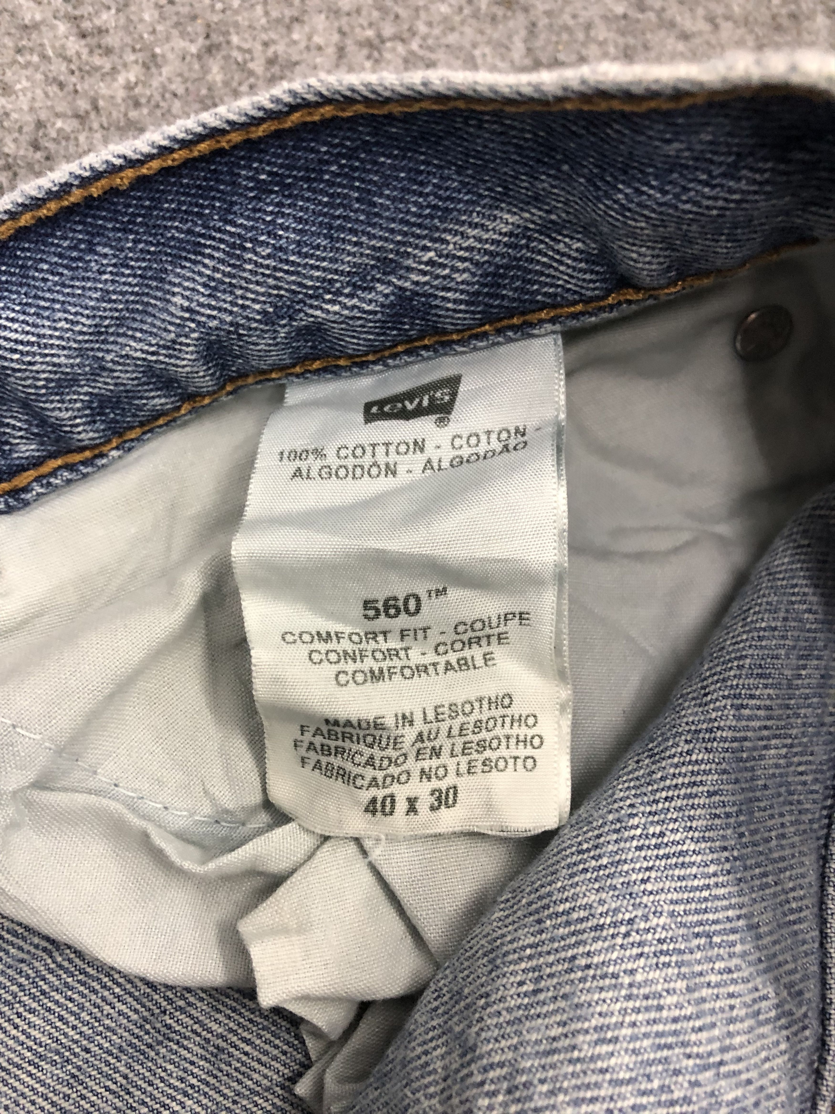 Levi's Vintage Levis 560 Jeans DP1063 Size US 42 / EU 58 - 12 Thumbnail