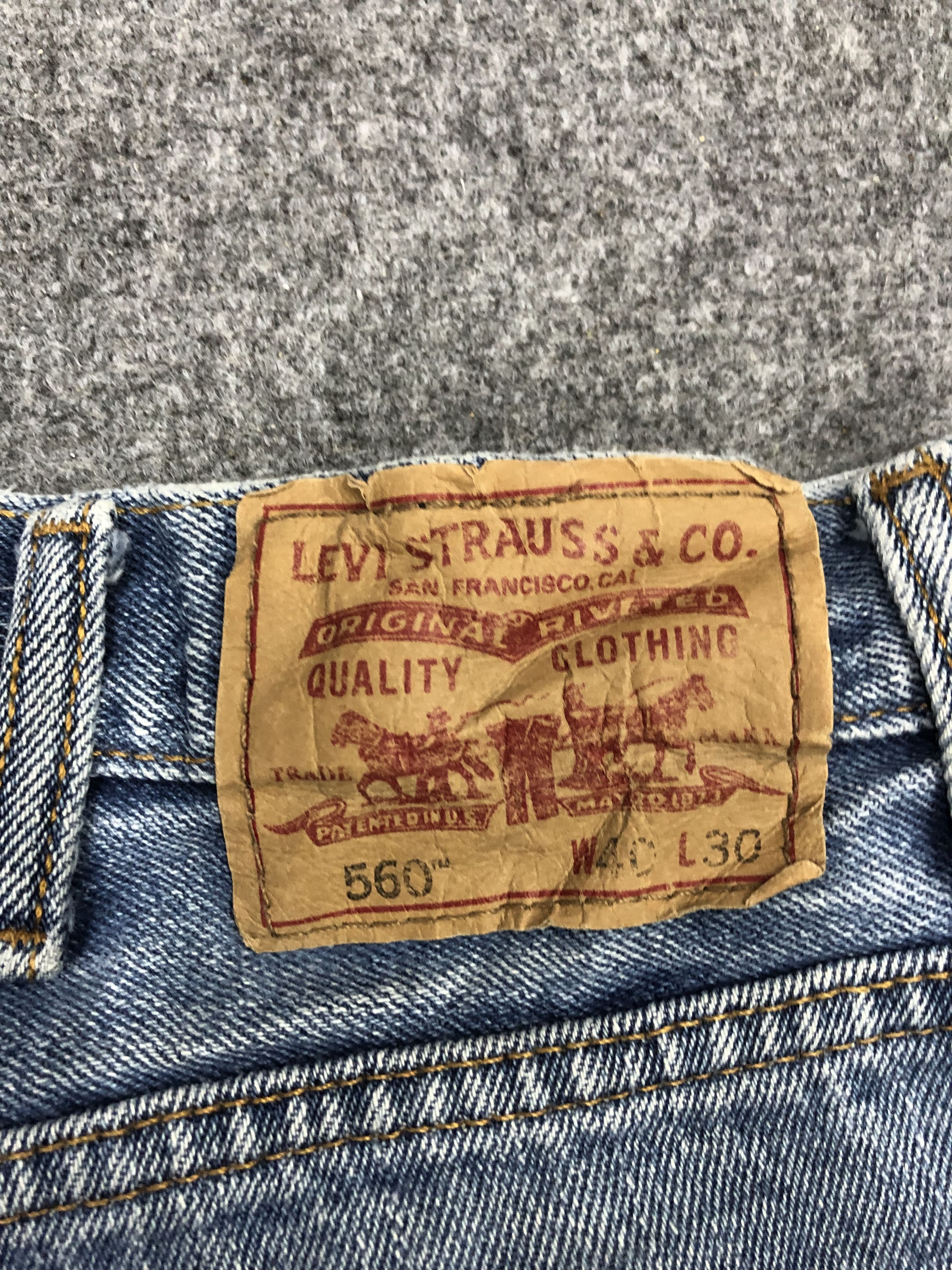 Levi's Vintage Levis 560 Jeans DP1063 Size US 42 / EU 58 - 11 Thumbnail