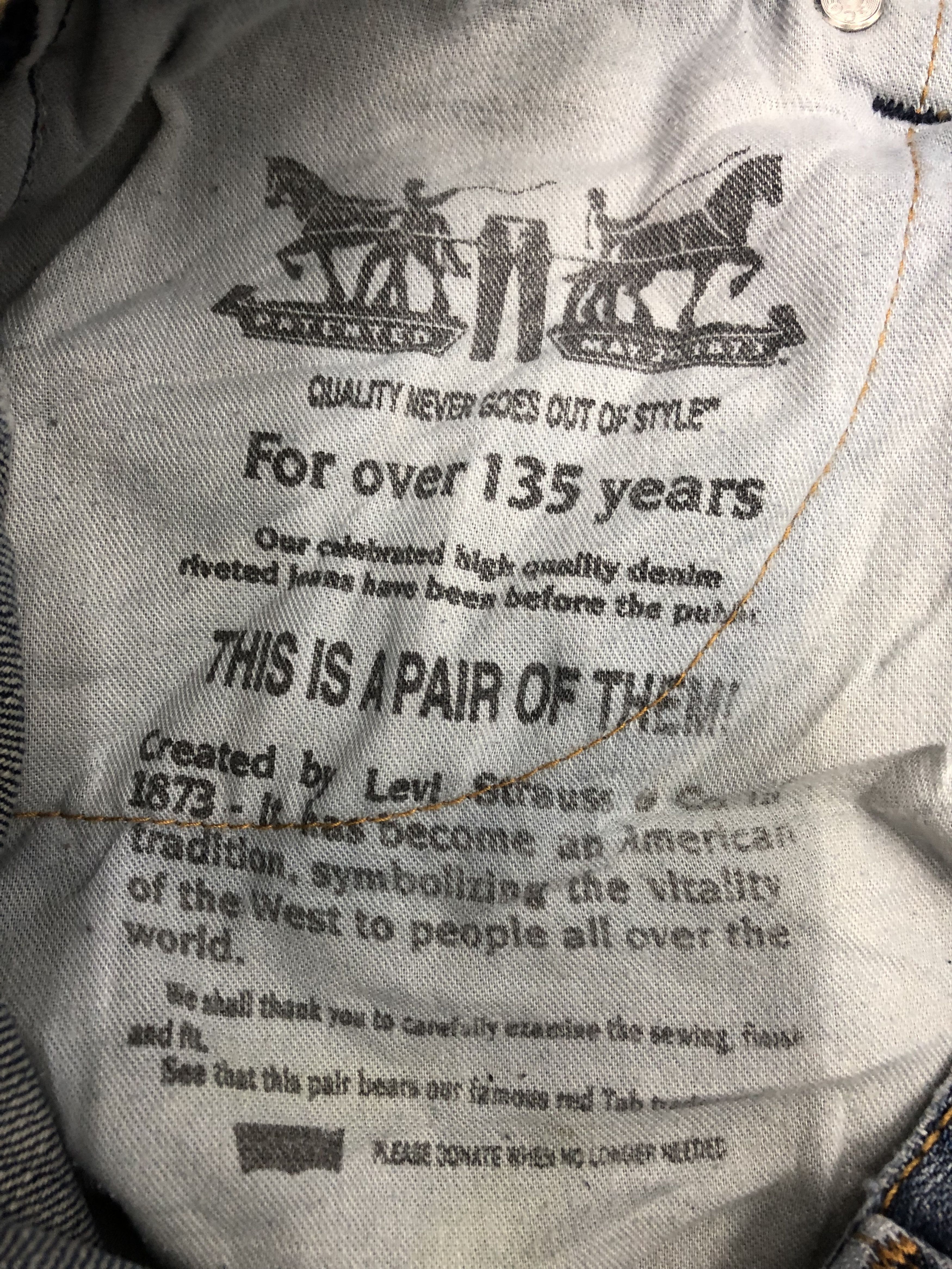 Levi's Vintage Levis 559 Jeans DP1053 Size US 31 - 14 Thumbnail