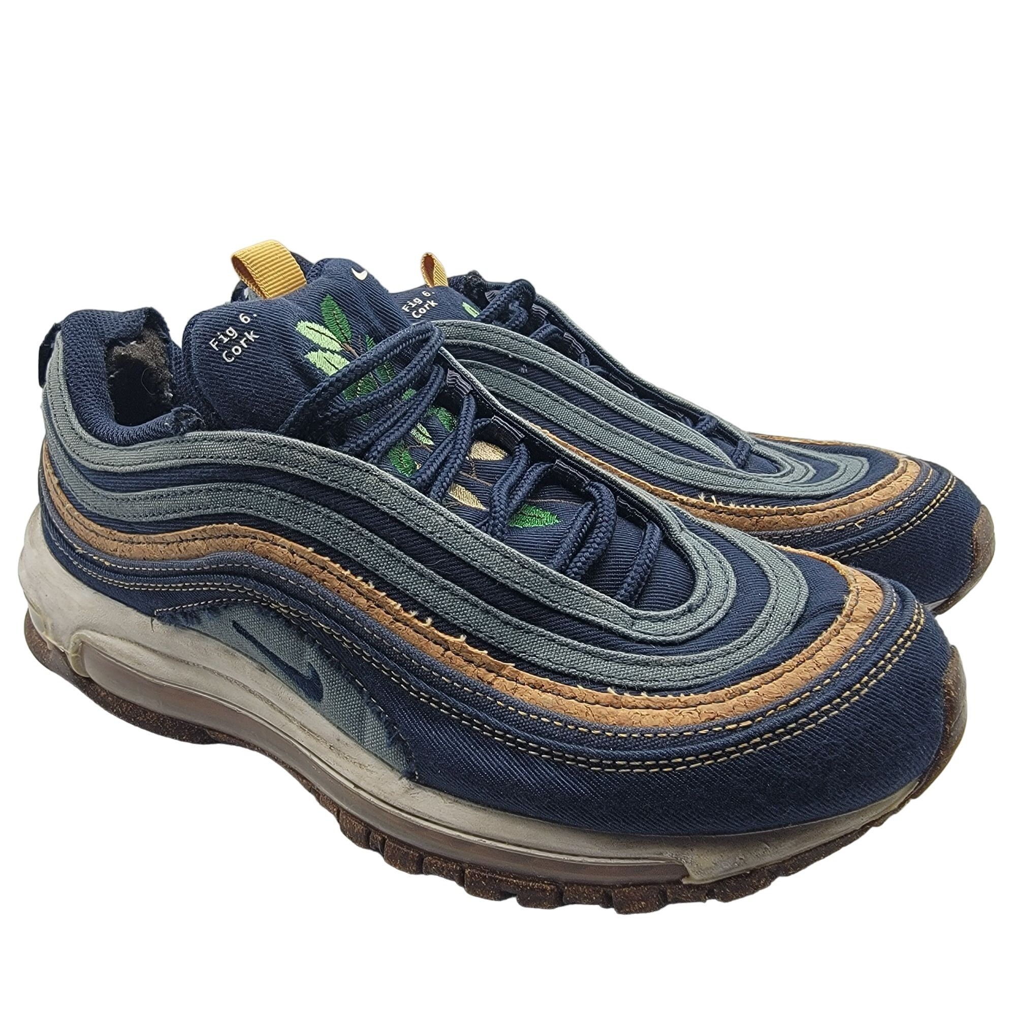 Nike Air Max 97 SE Mens Size Thunder Blue Cork Hasta Obsid