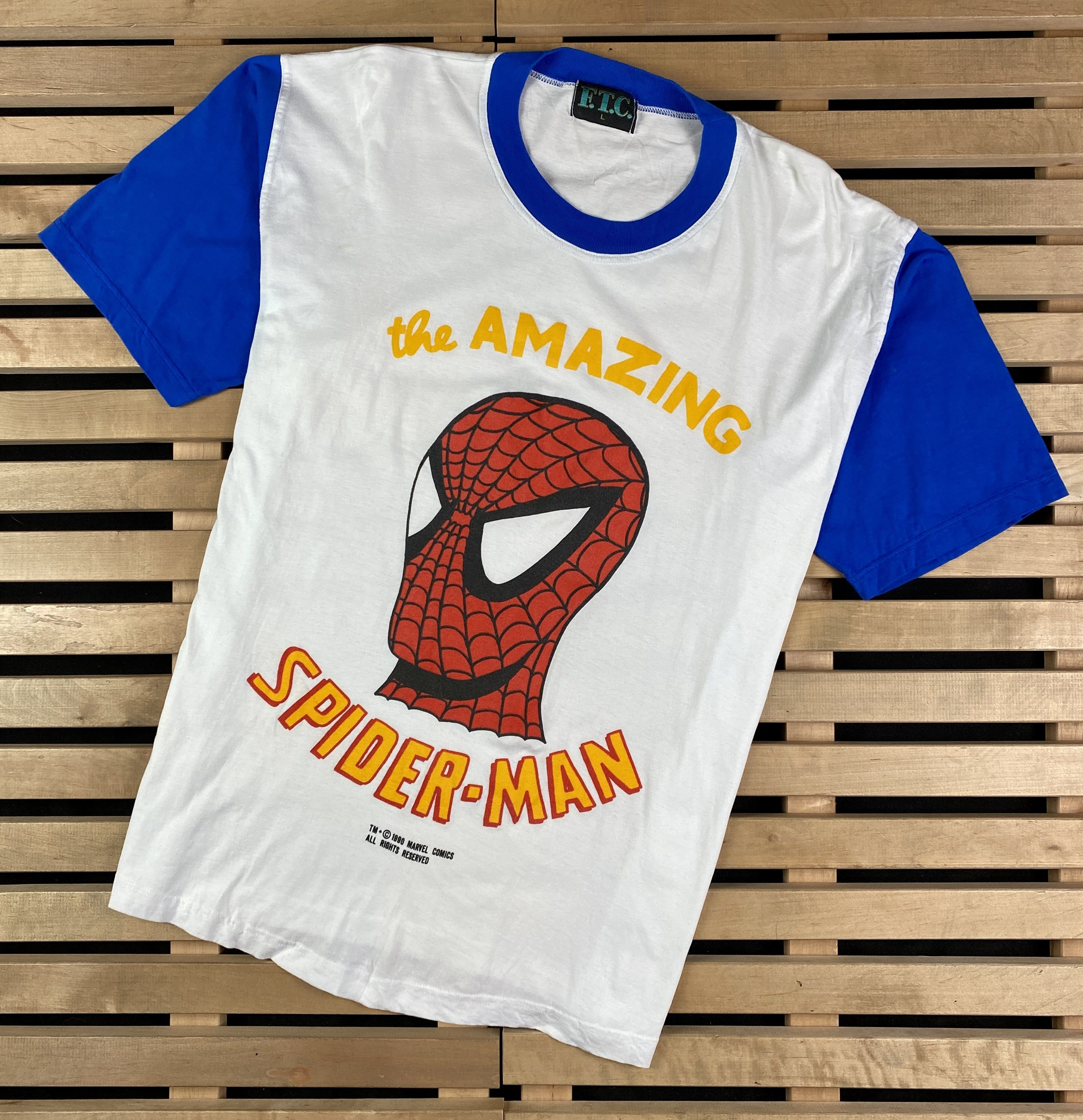 Marvel Comics Vintage Spider Man 1990 Marvel Comics The Amazing T-Shirt L Size US XL / EU 56 / 4 - 1 Thumbnail