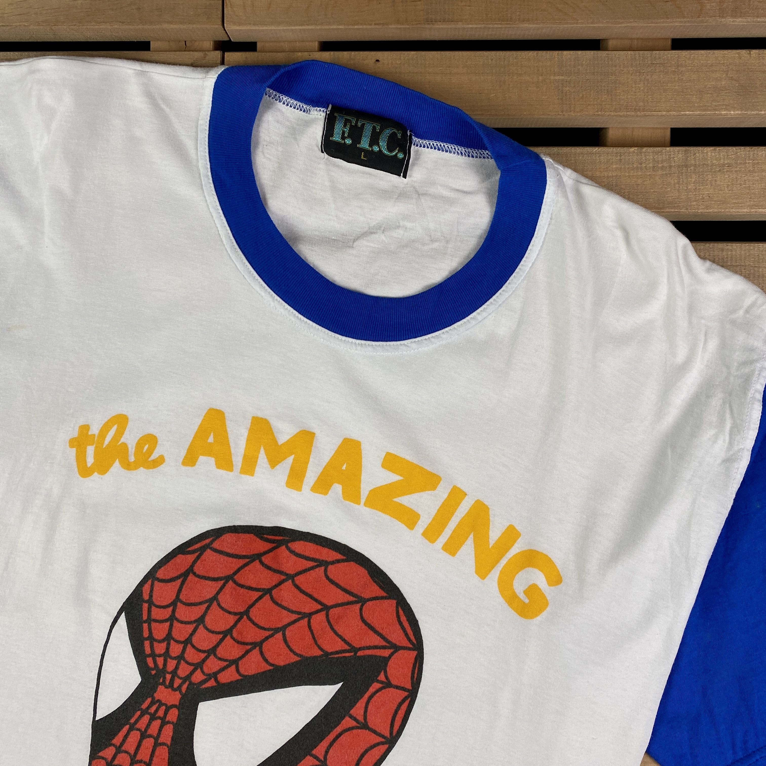 Marvel Comics Vintage Spider Man 1990 Marvel Comics The Amazing T-Shirt L Size US XL / EU 56 / 4 - 2 Thumbnail