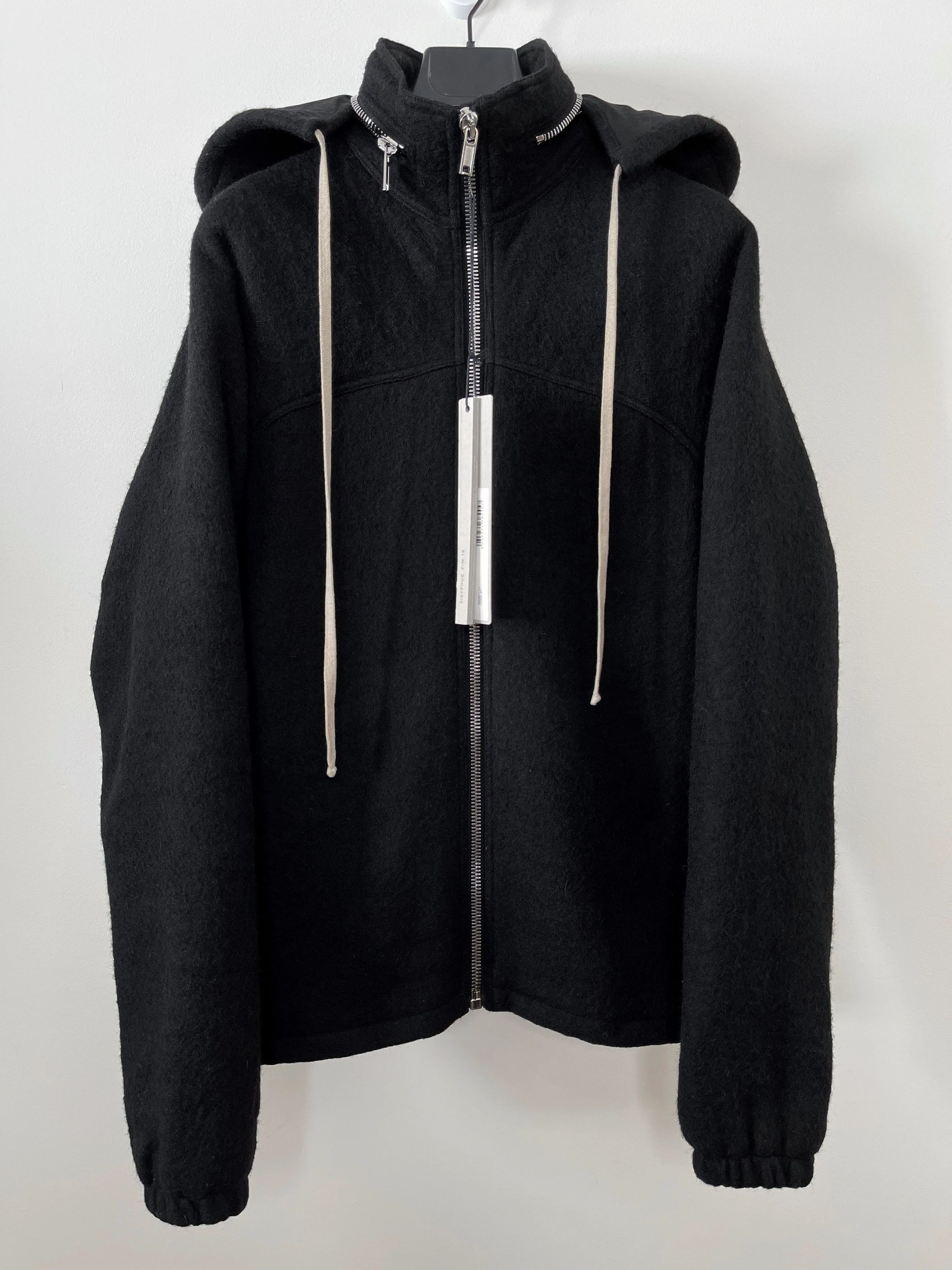 Rick Owens *Final Drop* Rick Owens FW18 Boiled Wool Windbreaker Size US M / EU 48-50 / 2 - 2 Thumbnail