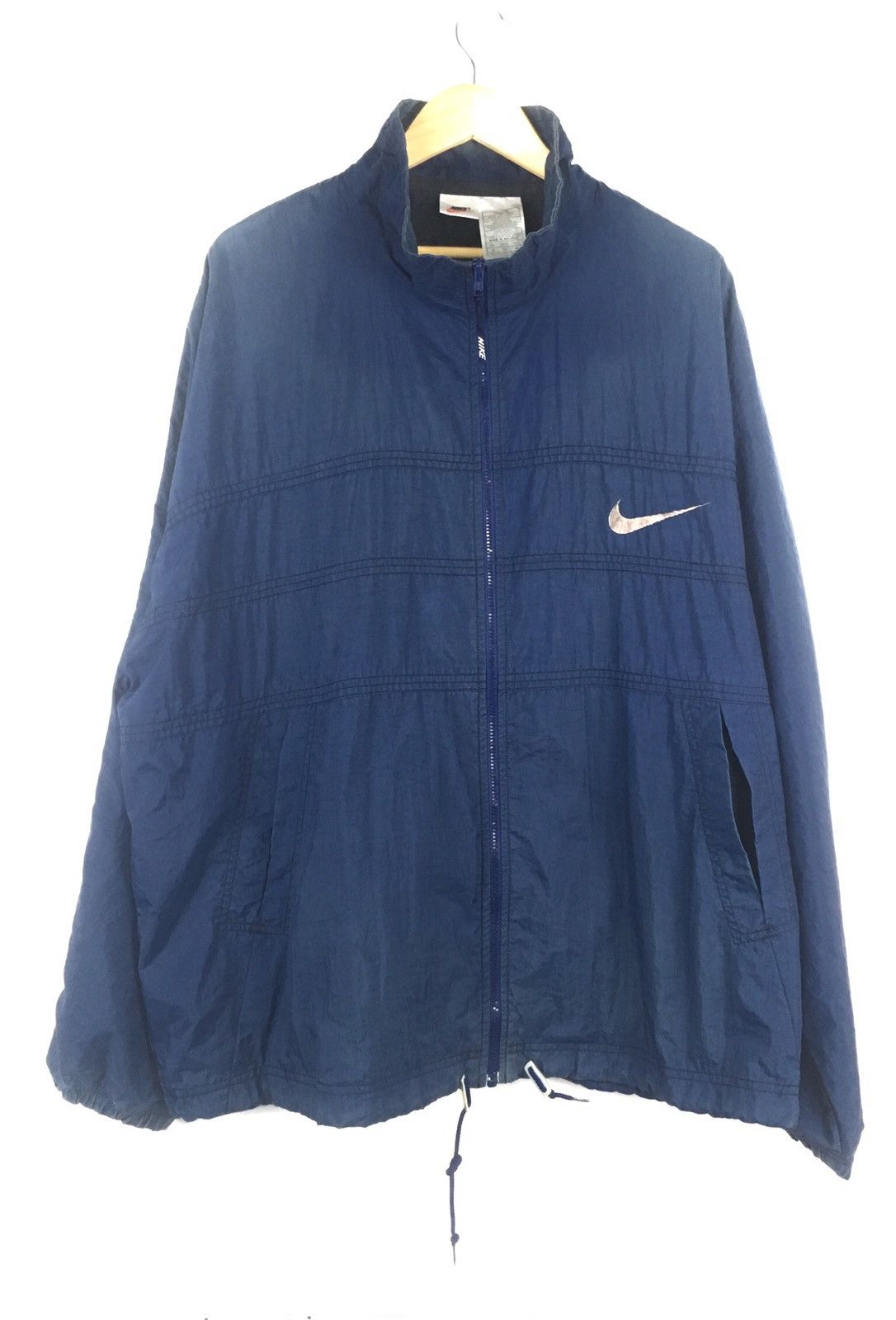 Nike × Vintage Vintage Nike Zipper Small Logo XLarge Size Windbreaker Size US XL / EU 56 / 4 - 1 Thumbnail