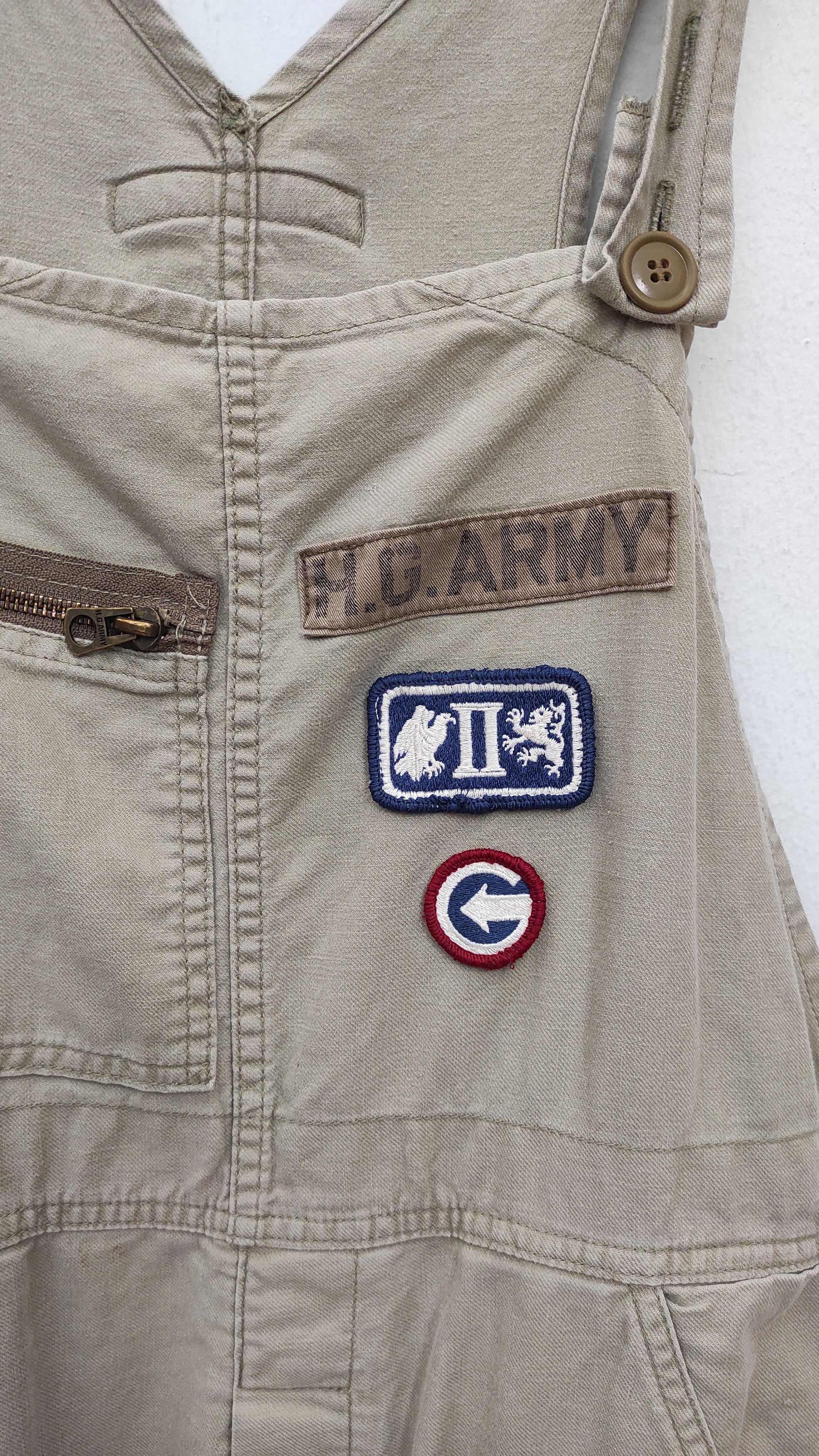 Hysteric Glamour Vintage 90's HG ARMY Bib khakis Overall Size US 34 / EU 50 - 3 Thumbnail