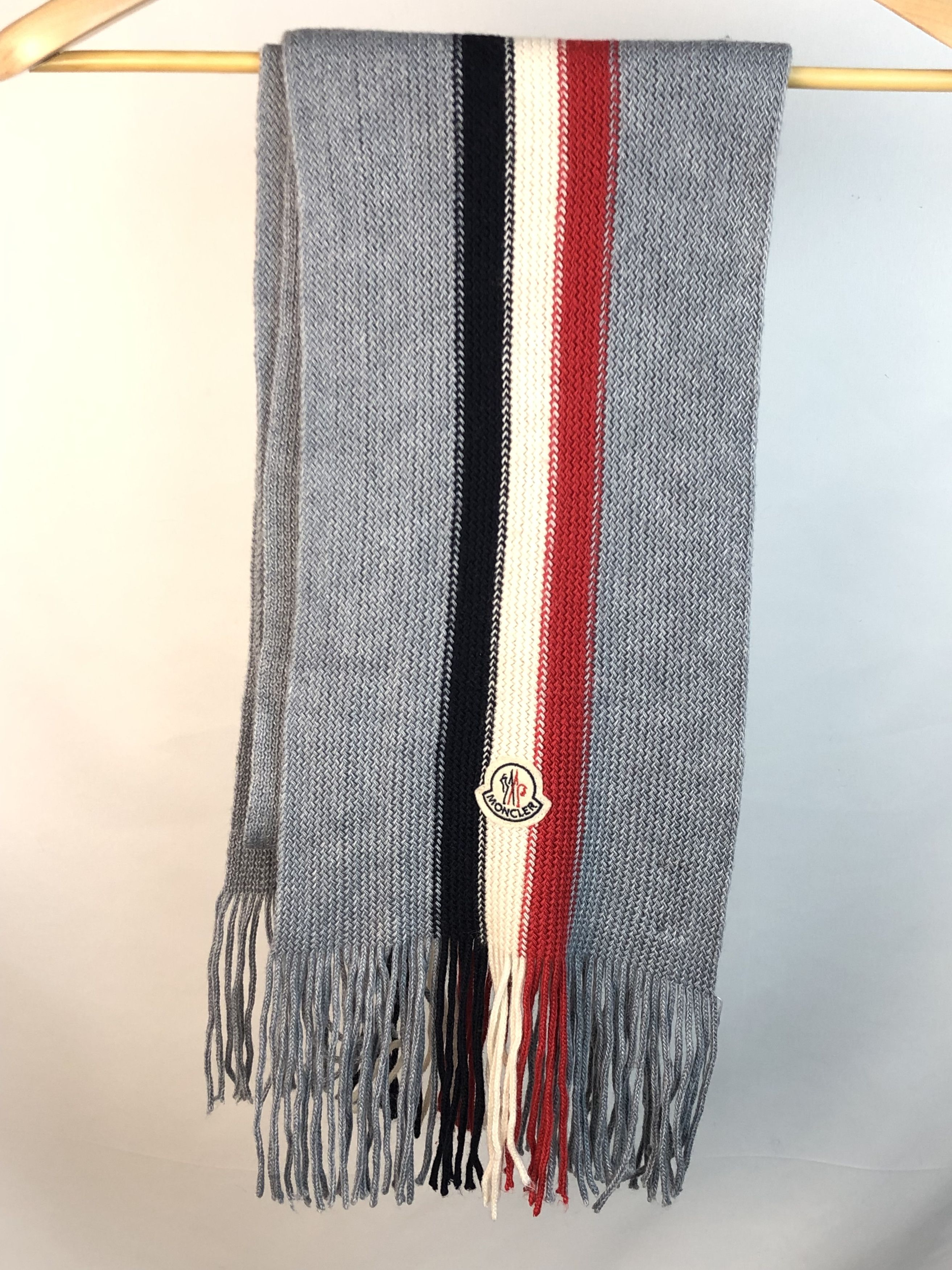 Moncler Moncler gray wool scarf Size ONE SIZE - 7 Thumbnail