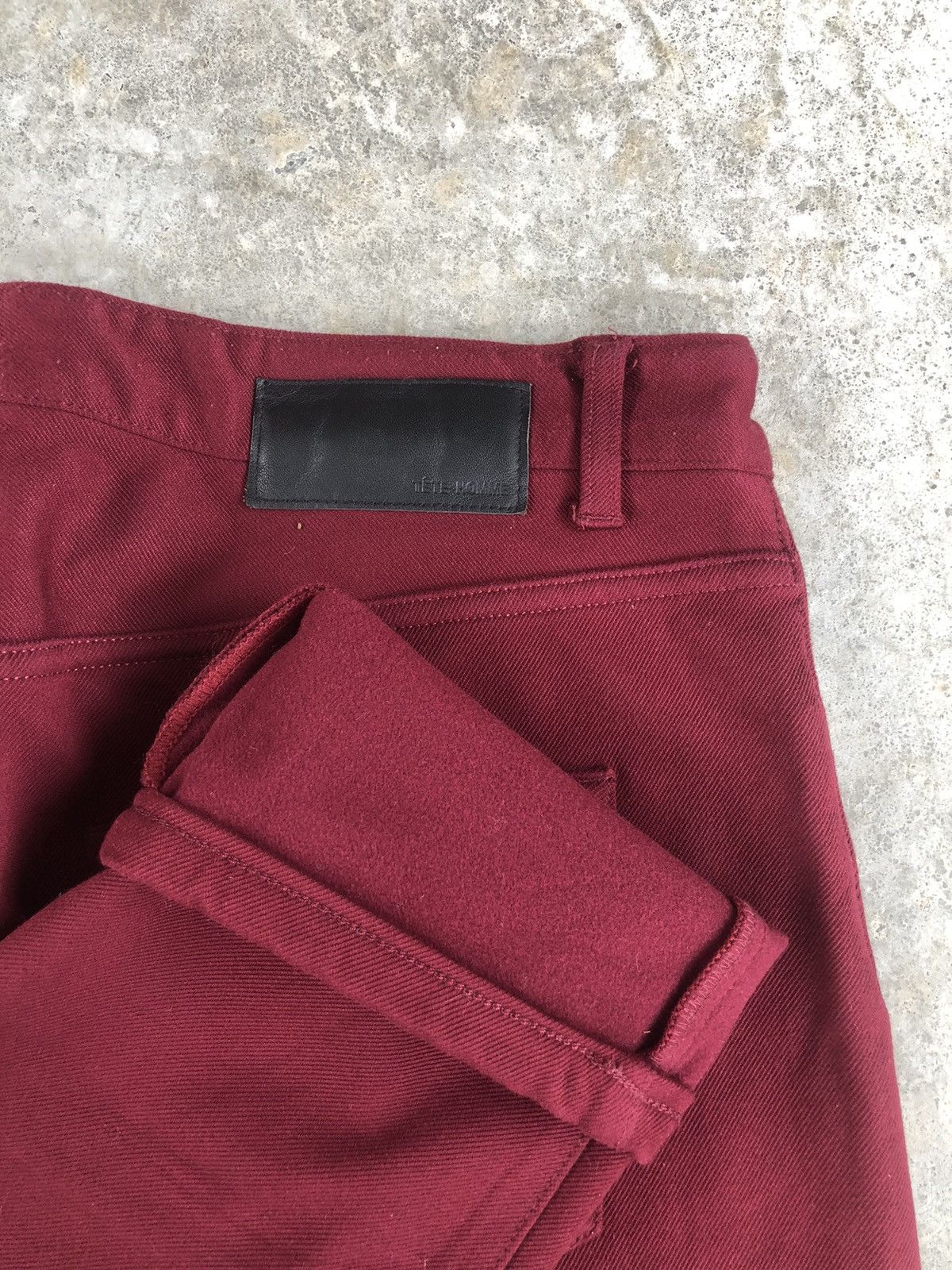 Issey Miyake Tete Homme Skinny Jeans Strecth Issey Miyake Pants Size US 33 - 13 Thumbnail