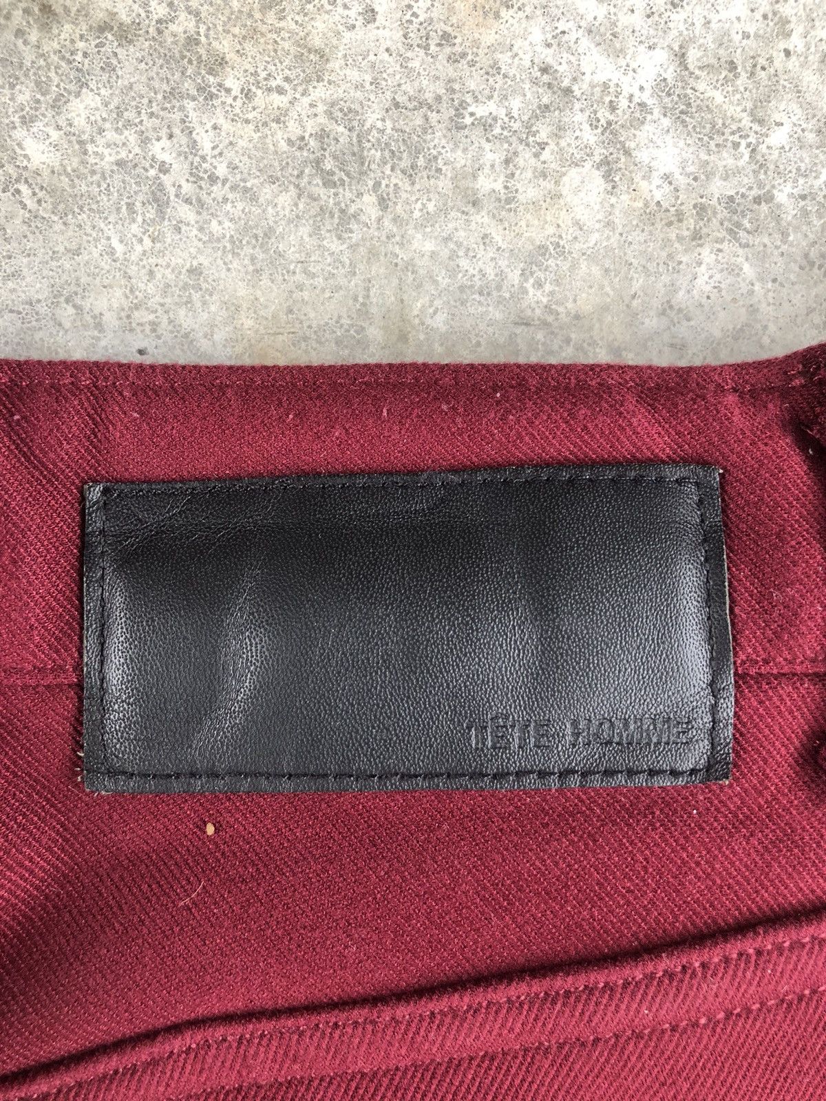 Issey Miyake Tete Homme Skinny Jeans Strecth Issey Miyake Pants Size US 33 - 16 Thumbnail