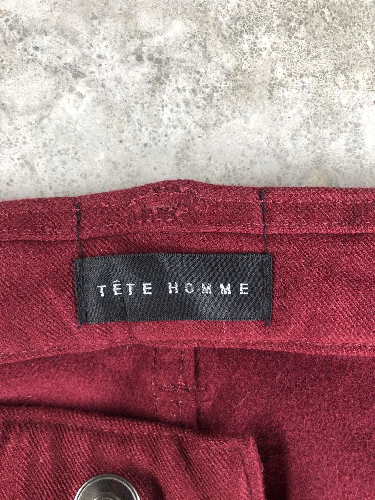 Issey Miyake Tete Homme Skinny Jeans Strecth Issey Miyake Pants Size US 33 - 15 Thumbnail