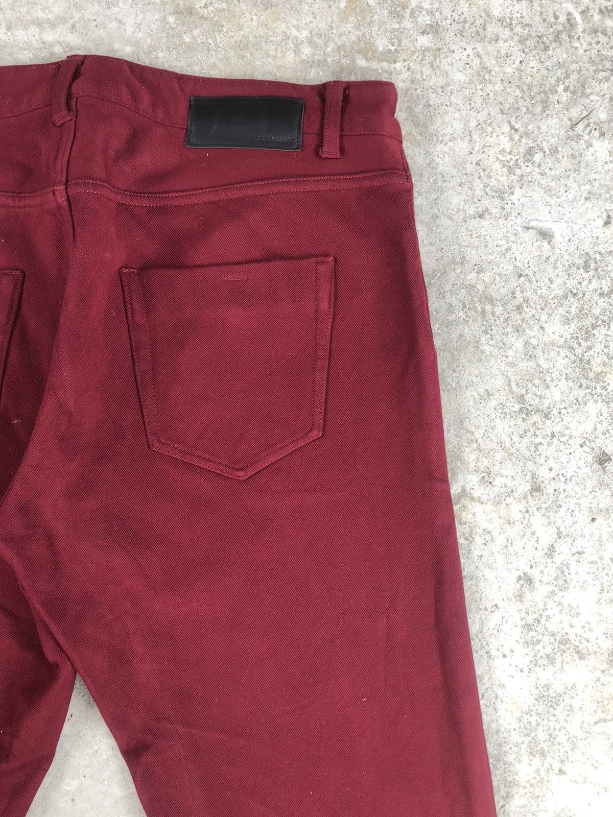 Issey Miyake Tete Homme Skinny Jeans Strecth Issey Miyake Pants Size US 33 - 9 Thumbnail