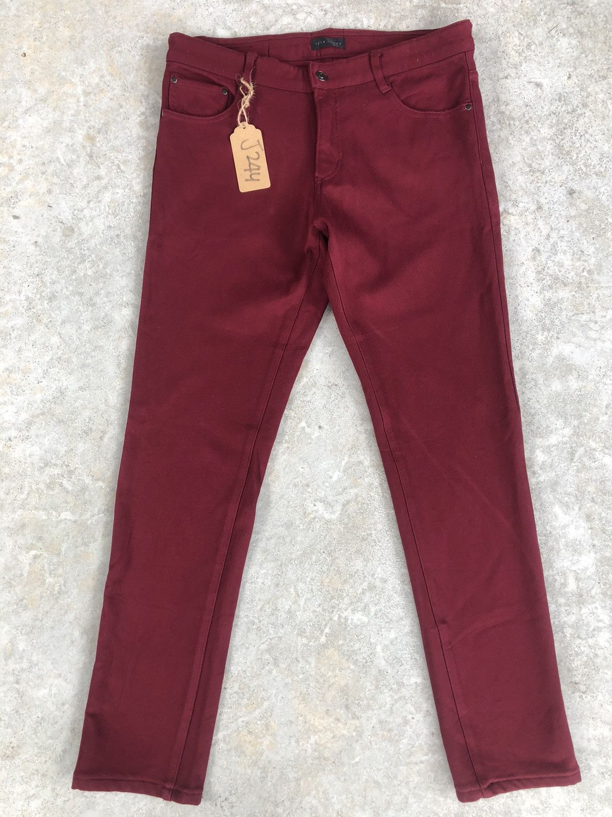 Issey Miyake Tete Homme Skinny Jeans Strecth Issey Miyake Pants Size US 33 - 1 Thumbnail