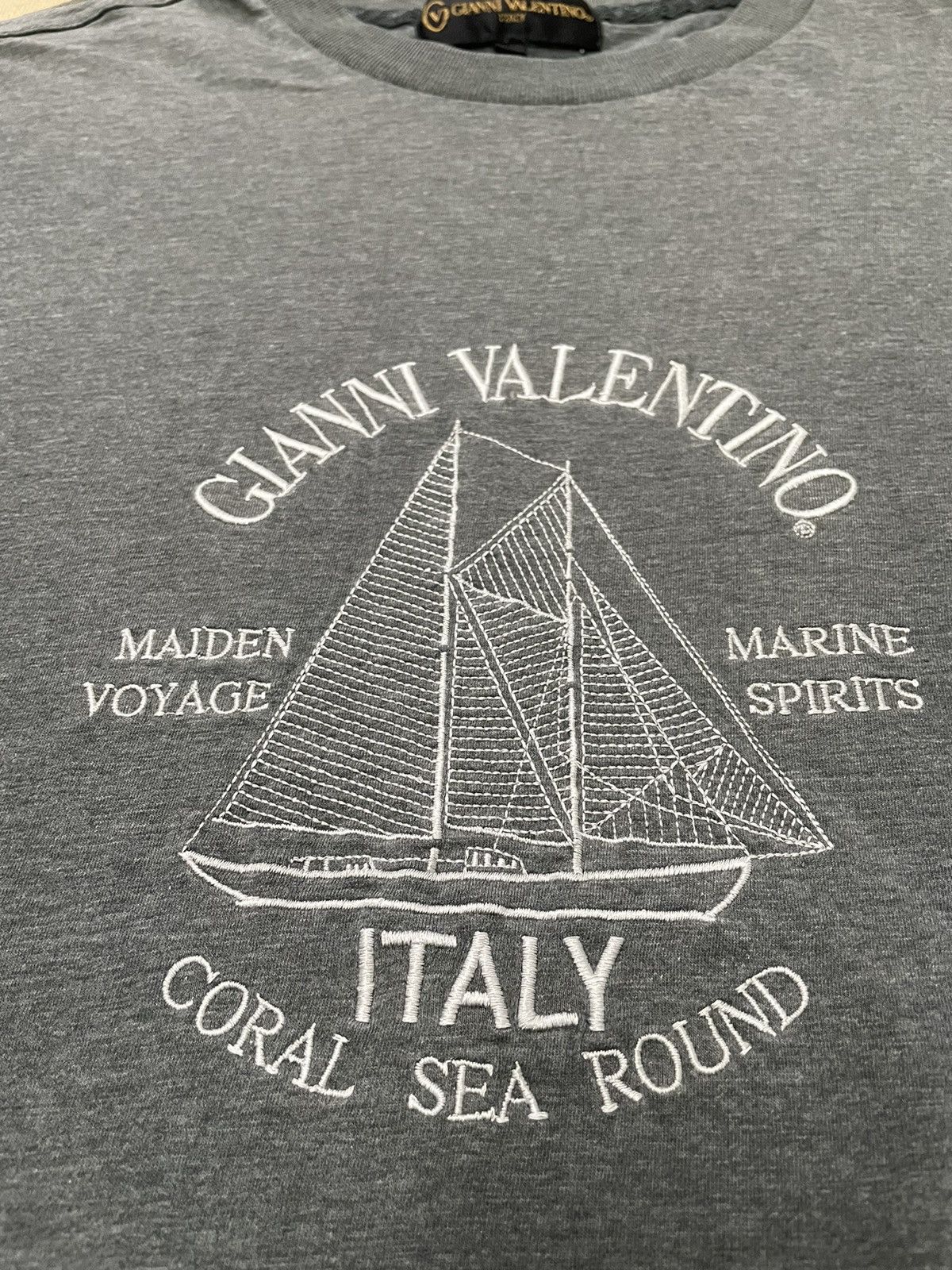 Designer × Gianni Valentino × Vintage Vintage Gianni Valentino Coral Sea Round Size US S / EU 44-46 / 1 - 2 Thumbnail