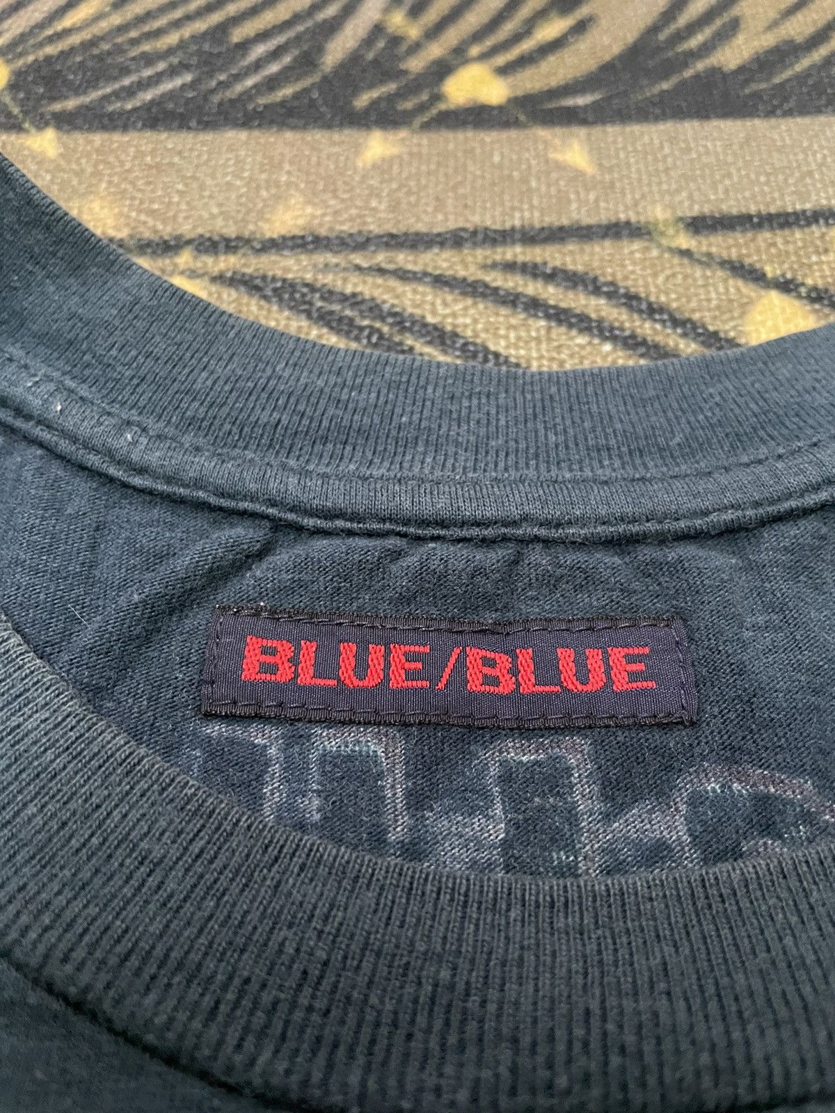 Blue Blue Japan × Japanese Brand × Vintage Vintage Blue Blue Pocket Tee Size US L / EU 52-54 / 3 - 4 Thumbnail