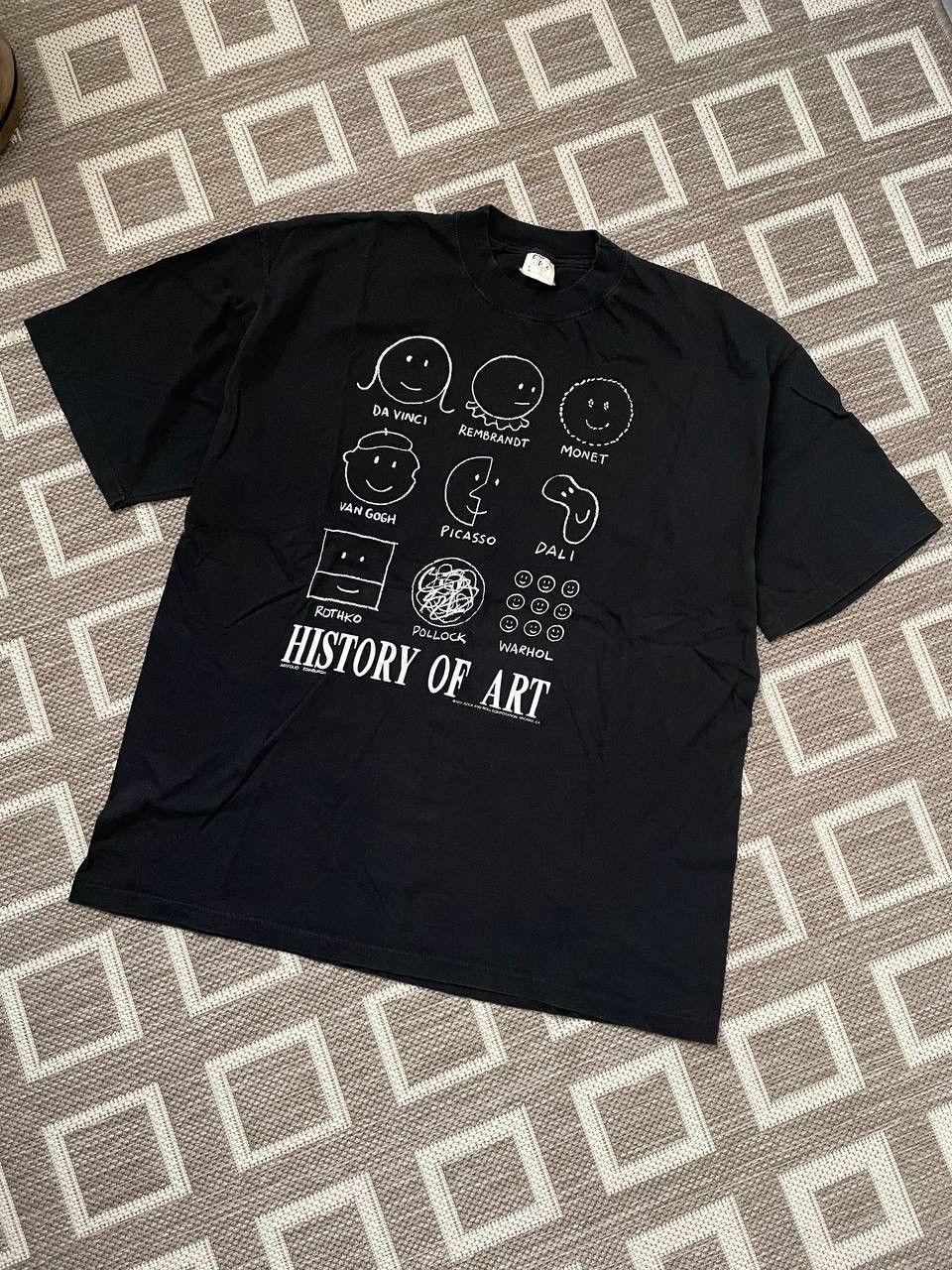 Other Vintage History Of Art 1991 t shirt Dali Monet Van Gogh Size US XL / EU 56 / 4 - 1 Thumbnail