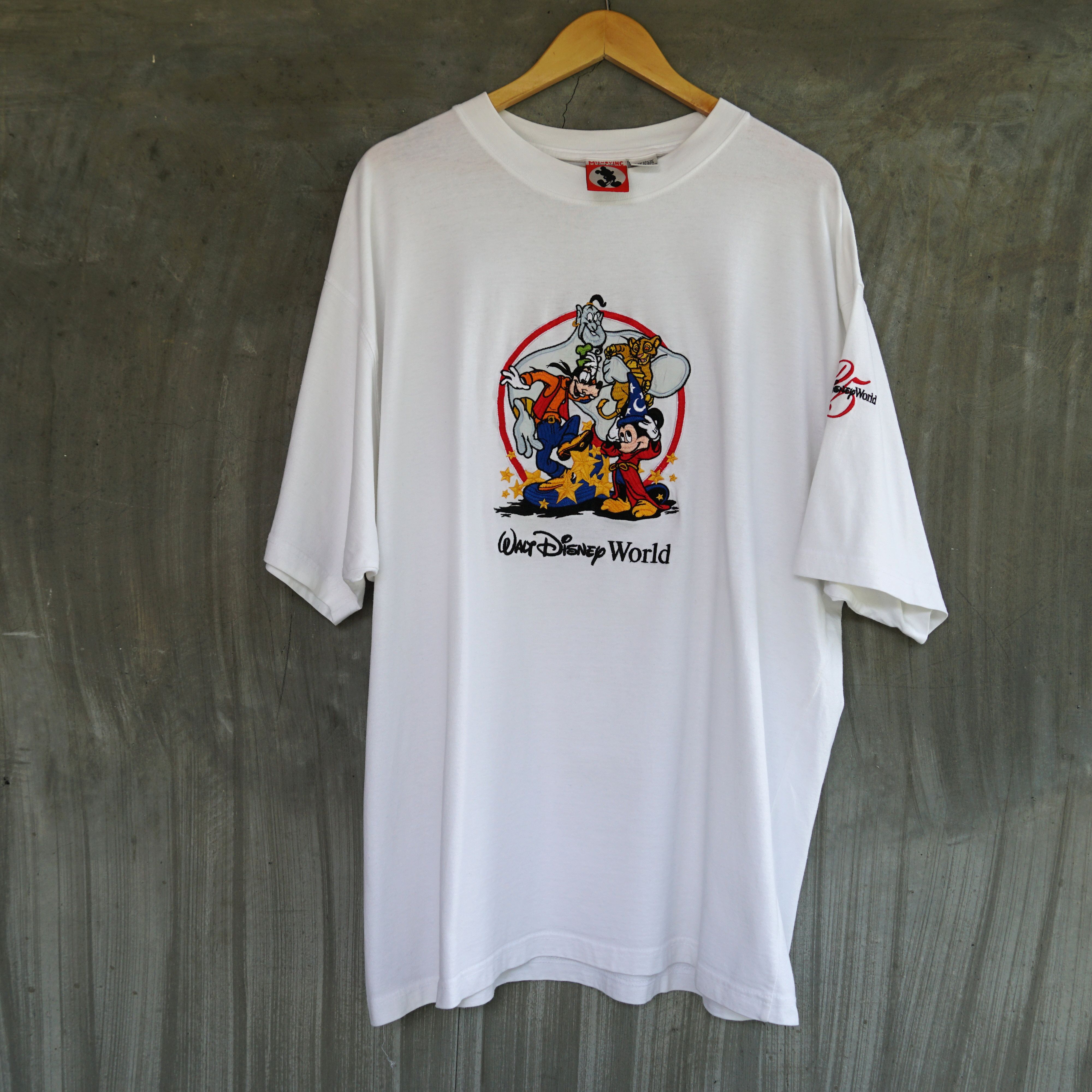Disney VTG Disney World Aladdin Lion King Mickey 90s Tee shirt Size US XXL / EU 58 / 5 - 3 Thumbnail