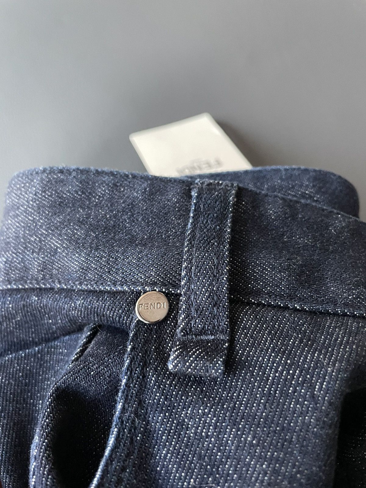 Fendi Rare Super Runway FF Logo Brand New Skinny Denim Jeans Size US 31 - 16 Thumbnail