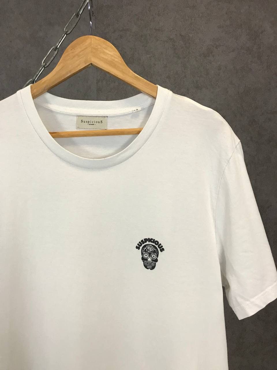 Suspicious Antwerp Suspicious Antwerp skull streetwear tee Size US M / EU 48-50 / 2 - 2 Thumbnail