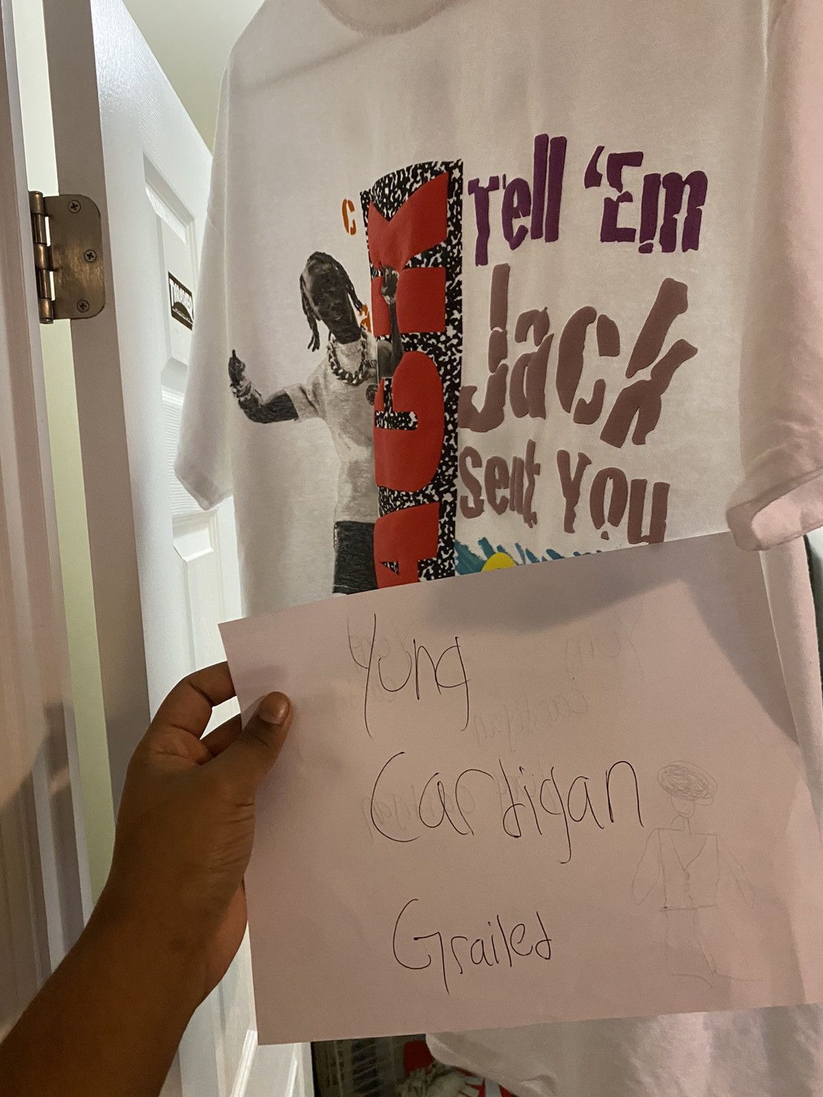 Travis Scott Travis Scott Jack Smile T Shirt NWT Size US L / EU 52-54 / 3 - 4 Thumbnail