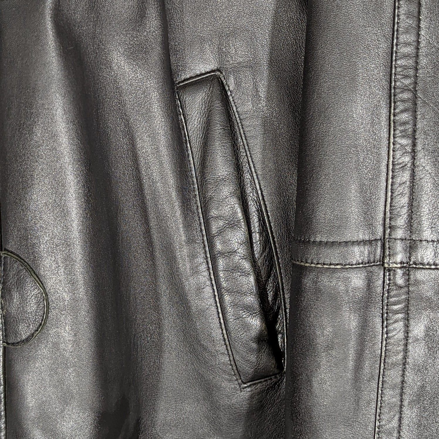 Burberry Vintage BURBERRY Duffle Coat Leather Jacket Nova Check Lined Size US M / EU 48-50 / 2 - 9 Thumbnail