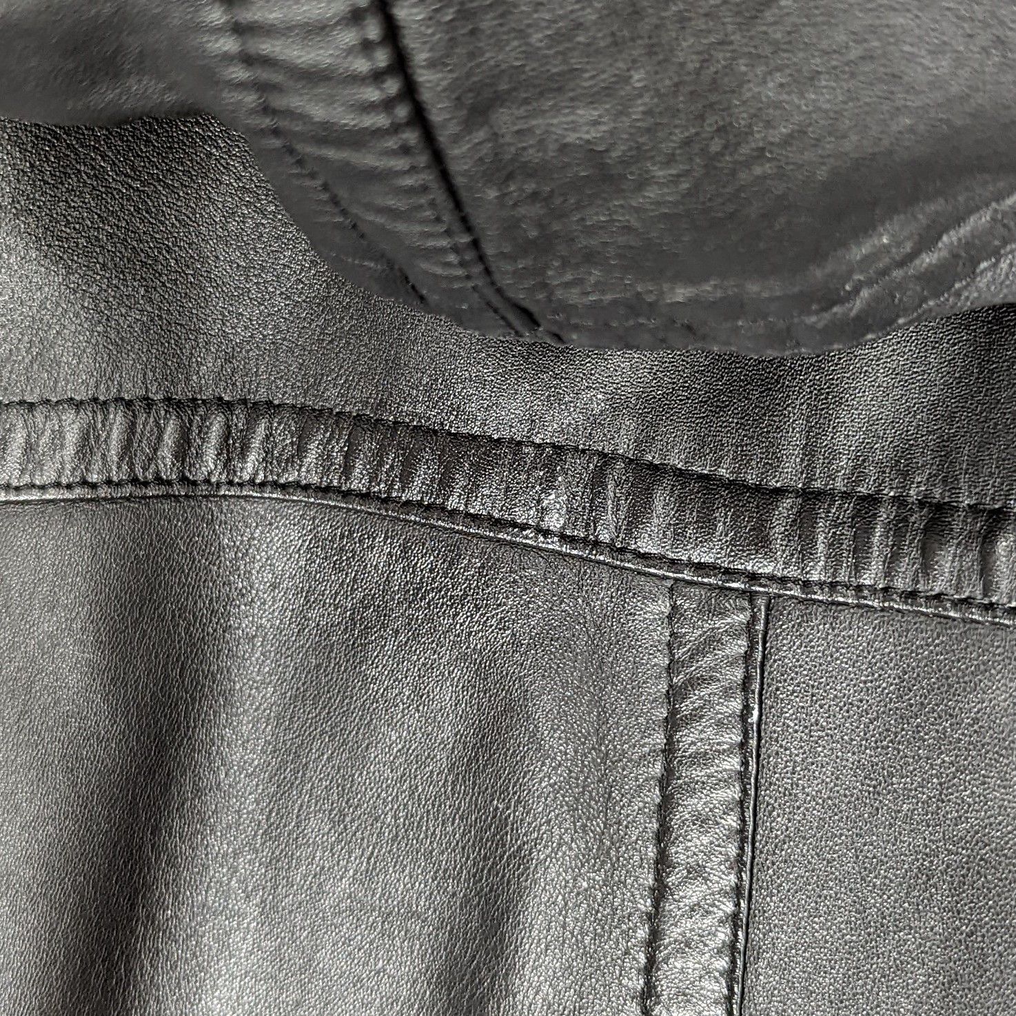Burberry Vintage BURBERRY Duffle Coat Leather Jacket Nova Check Lined Size US M / EU 48-50 / 2 - 14 Thumbnail