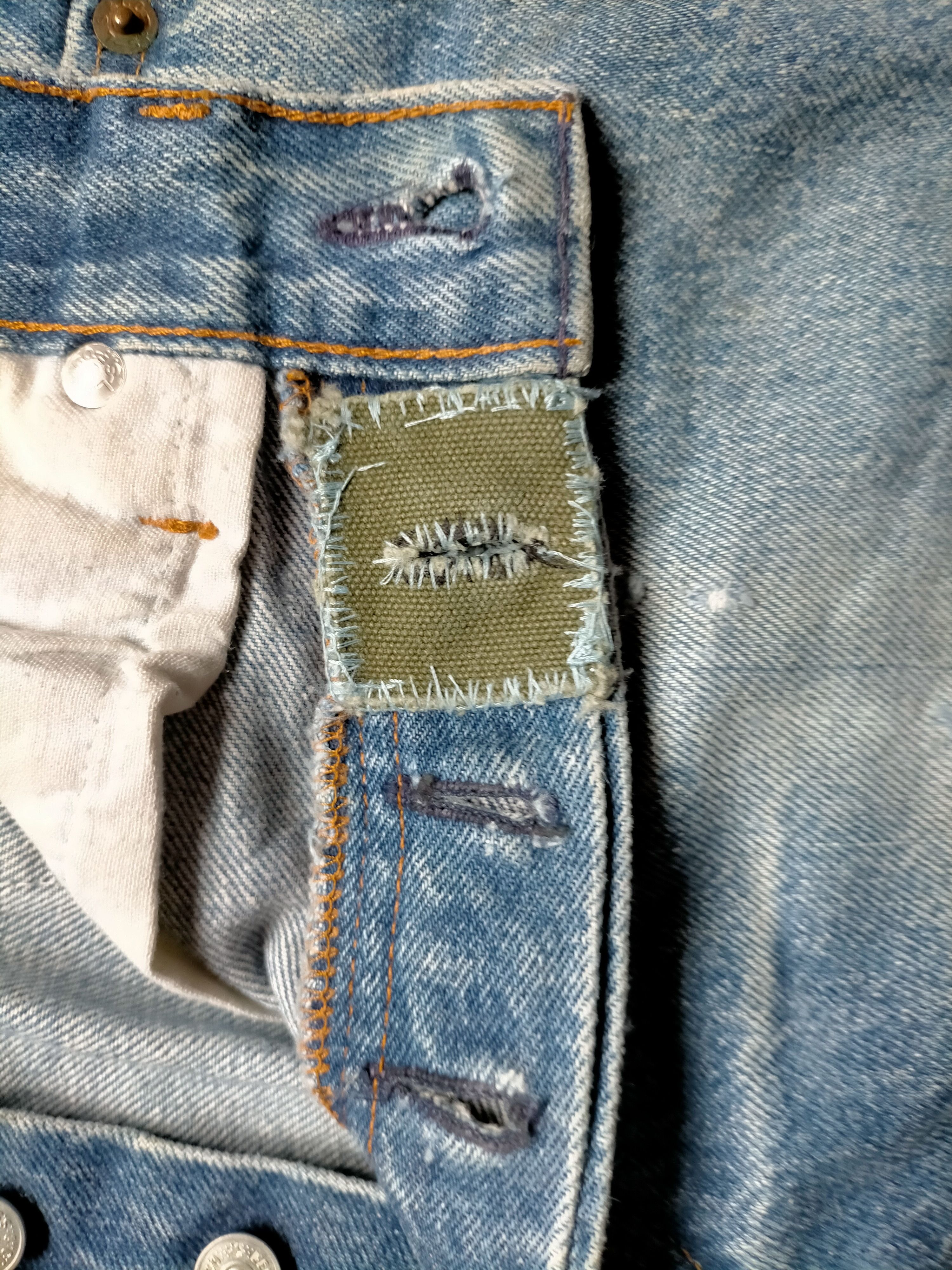Levi's Levis 501 distressed denim Size US 31 - 7 Thumbnail
