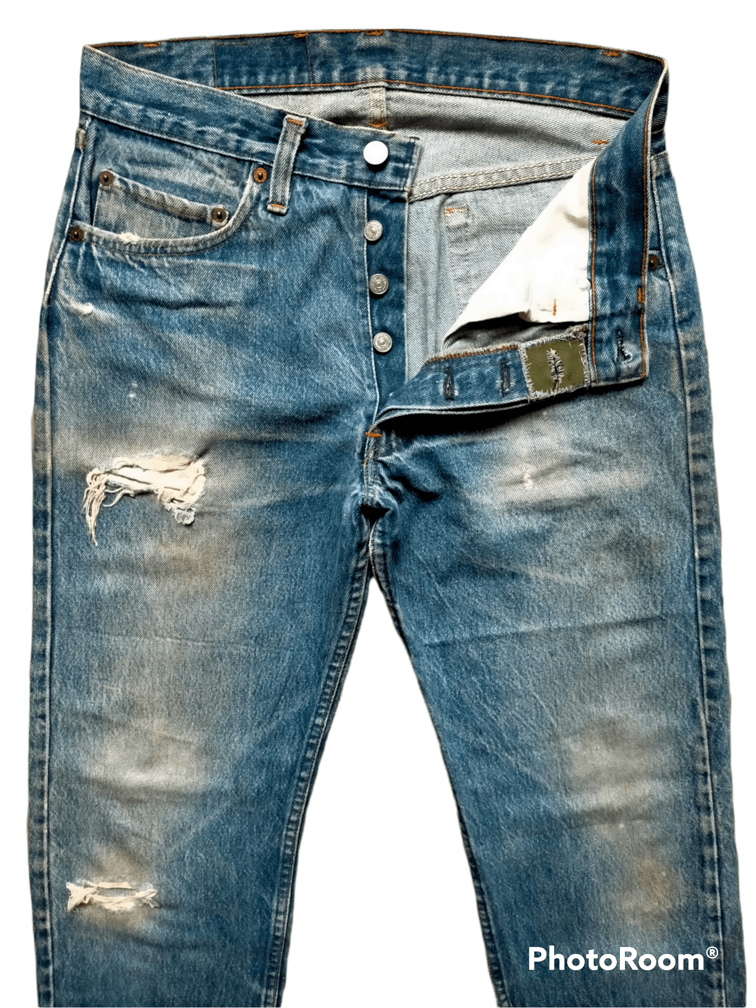 Levi's Levis 501 distressed denim Size US 31 - 5 Thumbnail