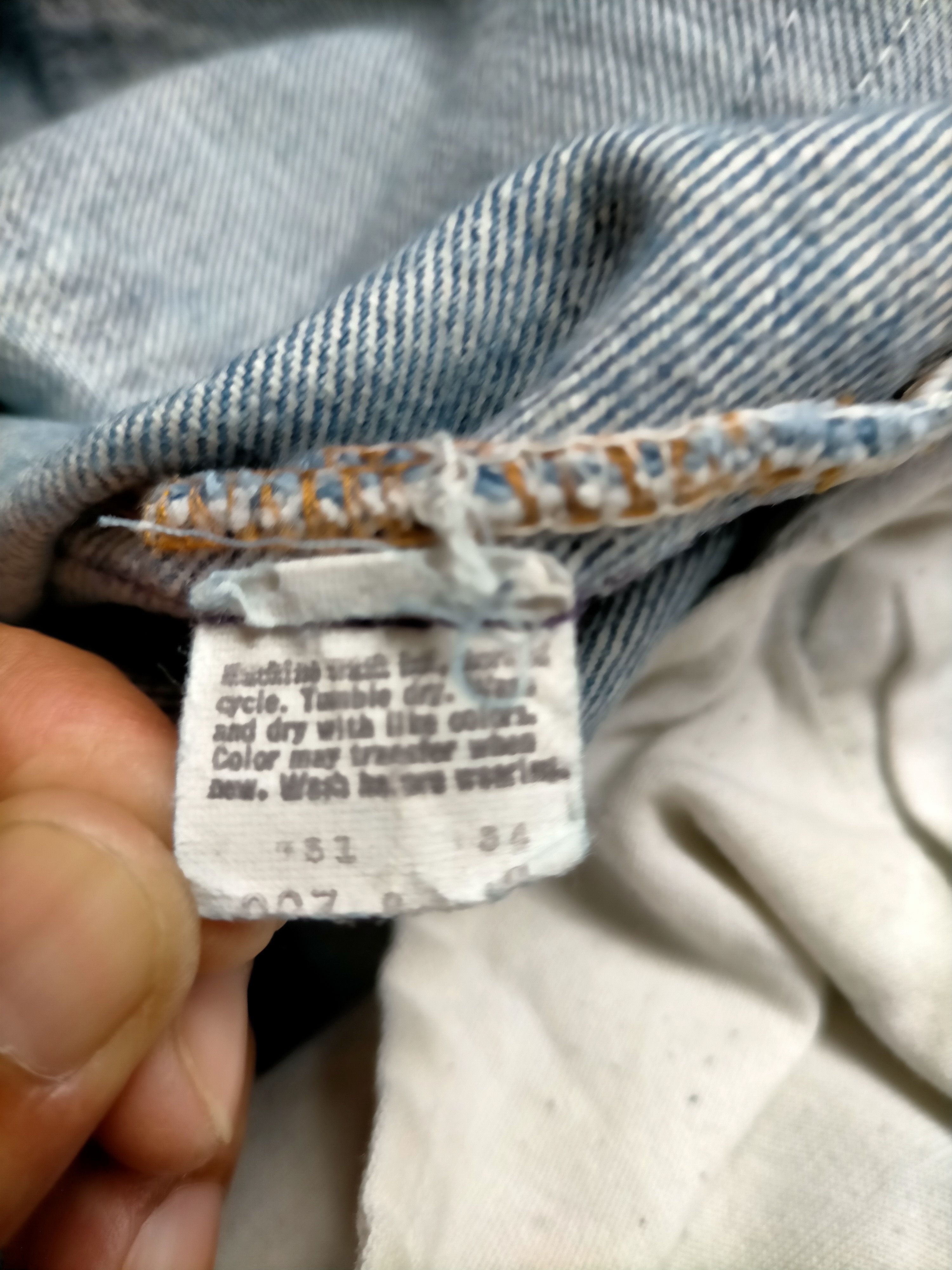 Levi's Levis 501 distressed denim Size US 31 - 10 Thumbnail