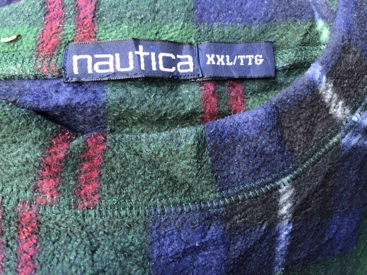 Nautica ☃️WINTER Tartan Fleece Sweatshirt by Nautica Size XL Size US XL / EU 56 / 4 - 3 Thumbnail