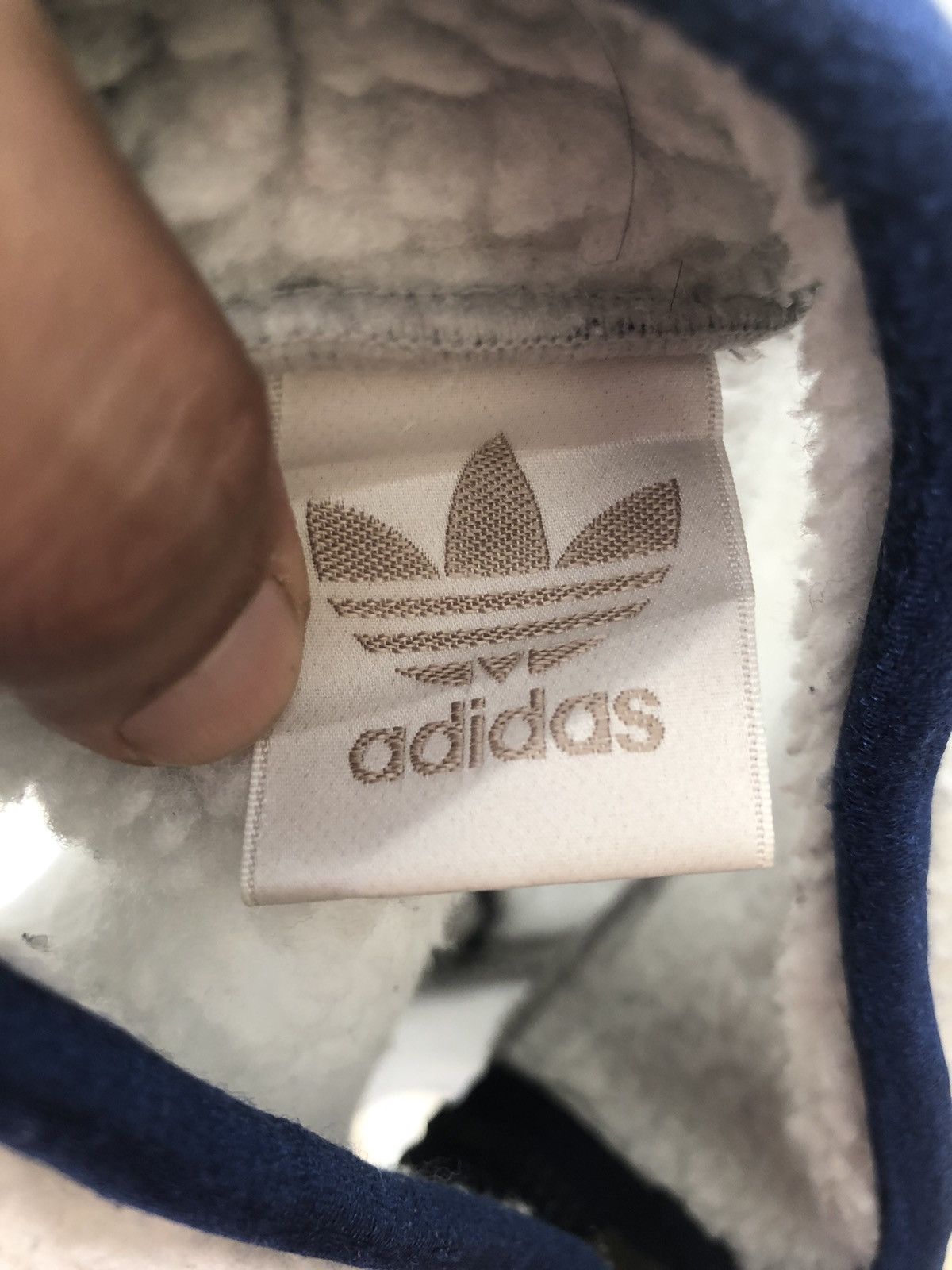Vintage 🌝SUMMER OFFER❌Vintage Vest BIG ADIDAS TREFOIL Sherpa Size US M / EU 48-50 / 2 - 5 Thumbnail