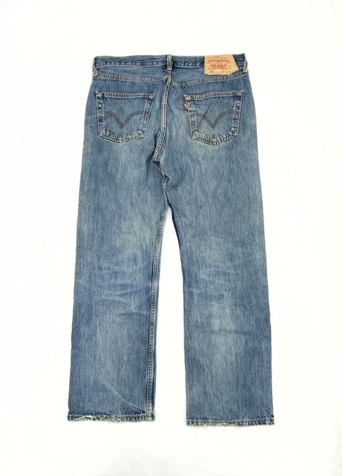 Levi's Vintage Levi's 501 Straight Leg Distressed Jeans 34x30 Size US 34 / EU 50 - 2 Thumbnail