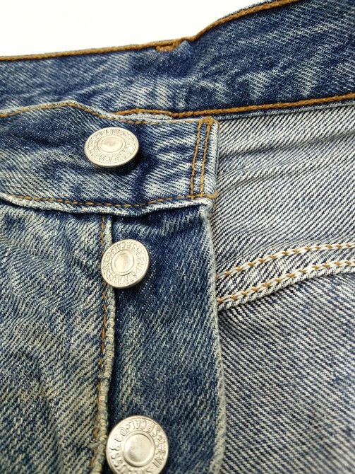 Levi's Vintage Levi's 501 Straight Leg Distressed Jeans 34x30 Size US 34 / EU 50 - 4 Thumbnail
