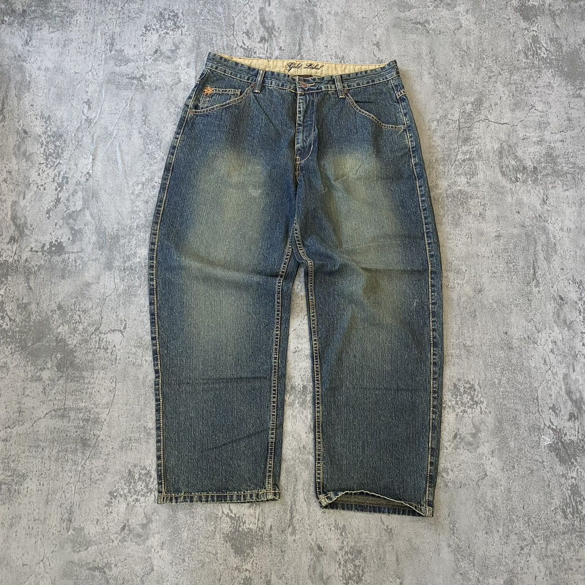Vintage Vintage y2k Baggy Hip-Hop Denim Jeans Sz 36x30 Size US 36 / EU 52 - 2 Thumbnail