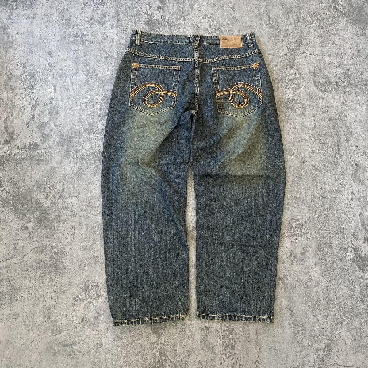 Vintage Vintage y2k Baggy Hip-Hop Denim Jeans Sz 36x30 Size US 36 / EU 52 - 1 Thumbnail