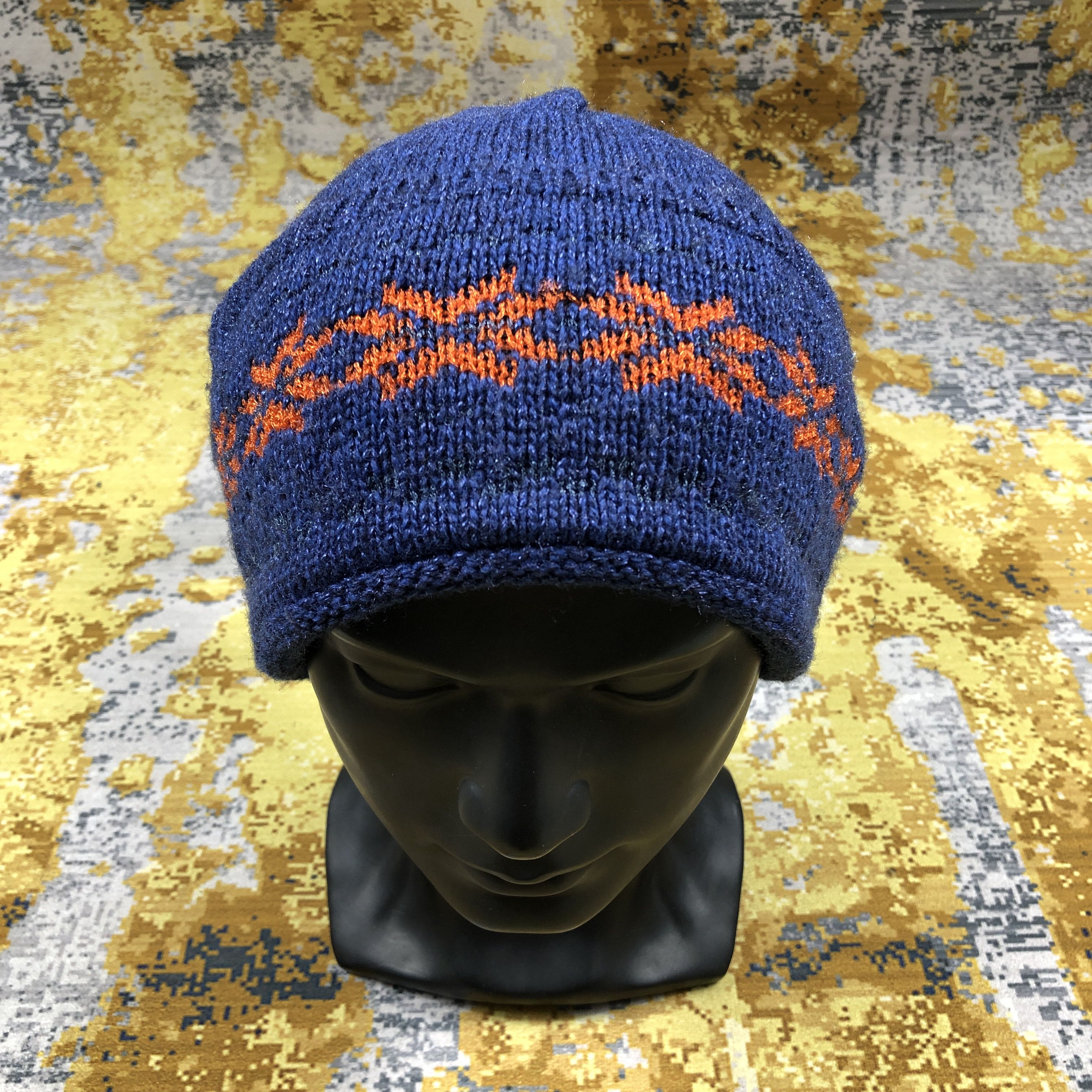 Japanese Brand × Vintage Vintage Yat Fair Isle Beanie Hat B2129 Size ONE SIZE - 1 Thumbnail