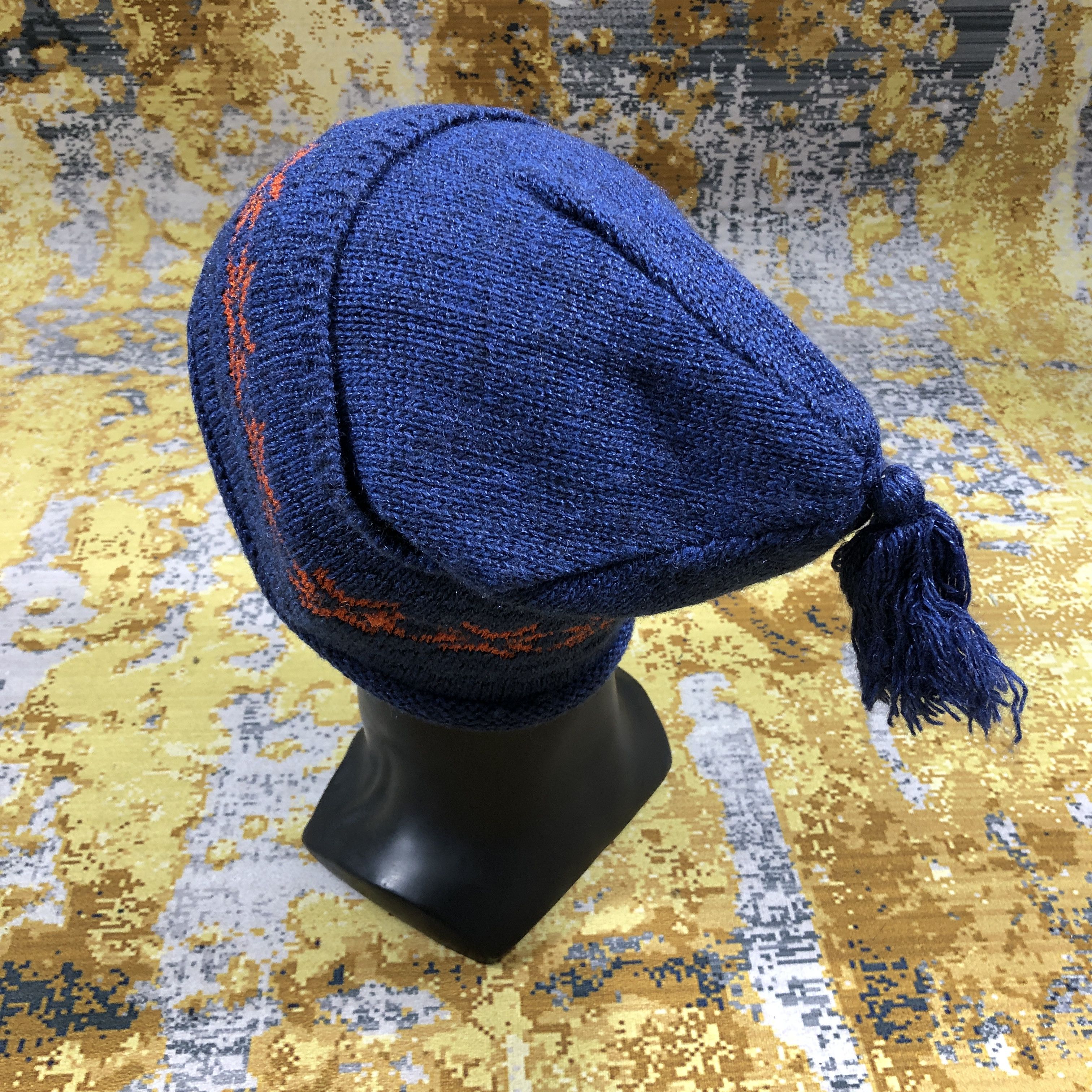 Japanese Brand × Vintage Vintage Yat Fair Isle Beanie Hat B2129 Size ONE SIZE - 2 Thumbnail
