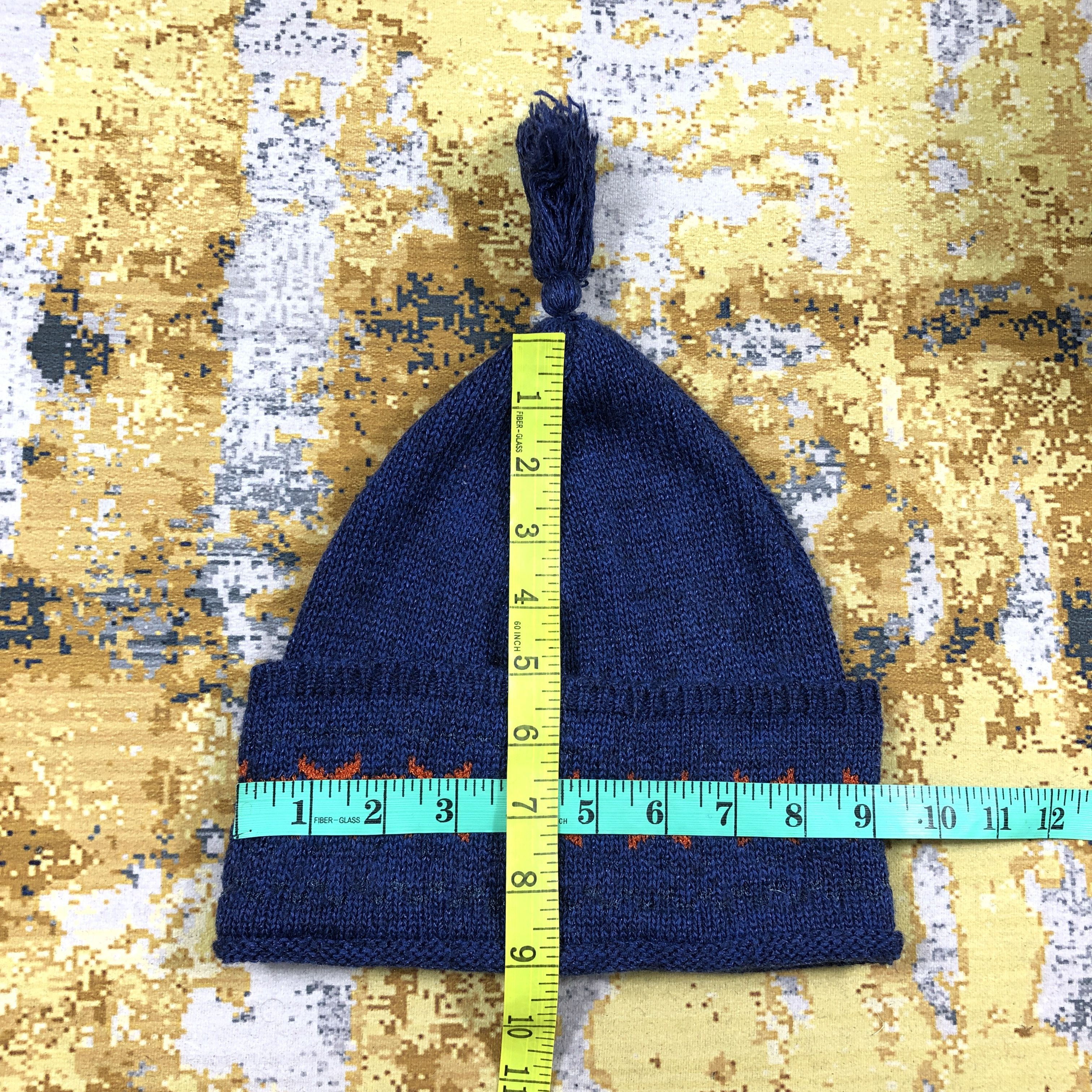 Japanese Brand × Vintage Vintage Yat Fair Isle Beanie Hat B2129 Size ONE SIZE - 5 Thumbnail