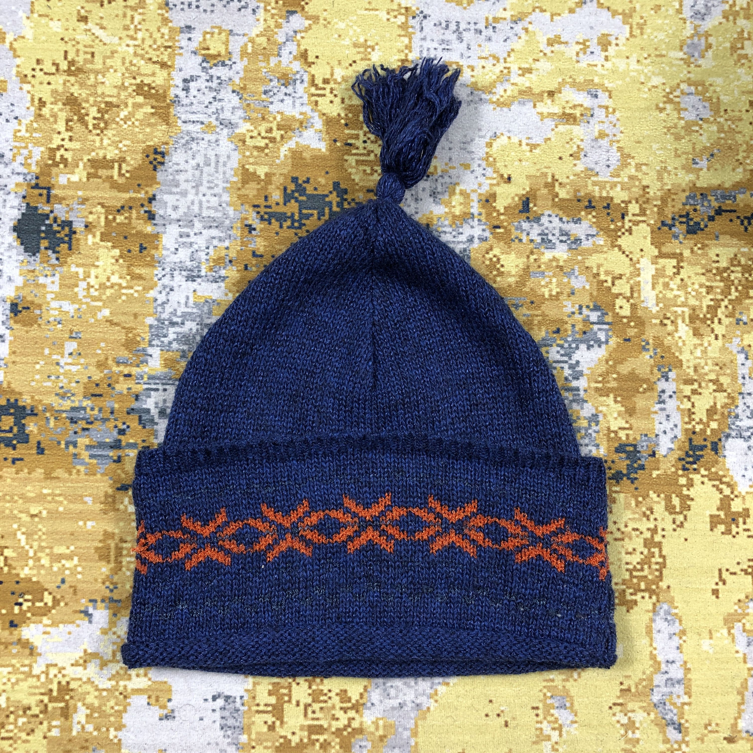 Japanese Brand × Vintage Vintage Yat Fair Isle Beanie Hat B2129 Size ONE SIZE - 4 Thumbnail