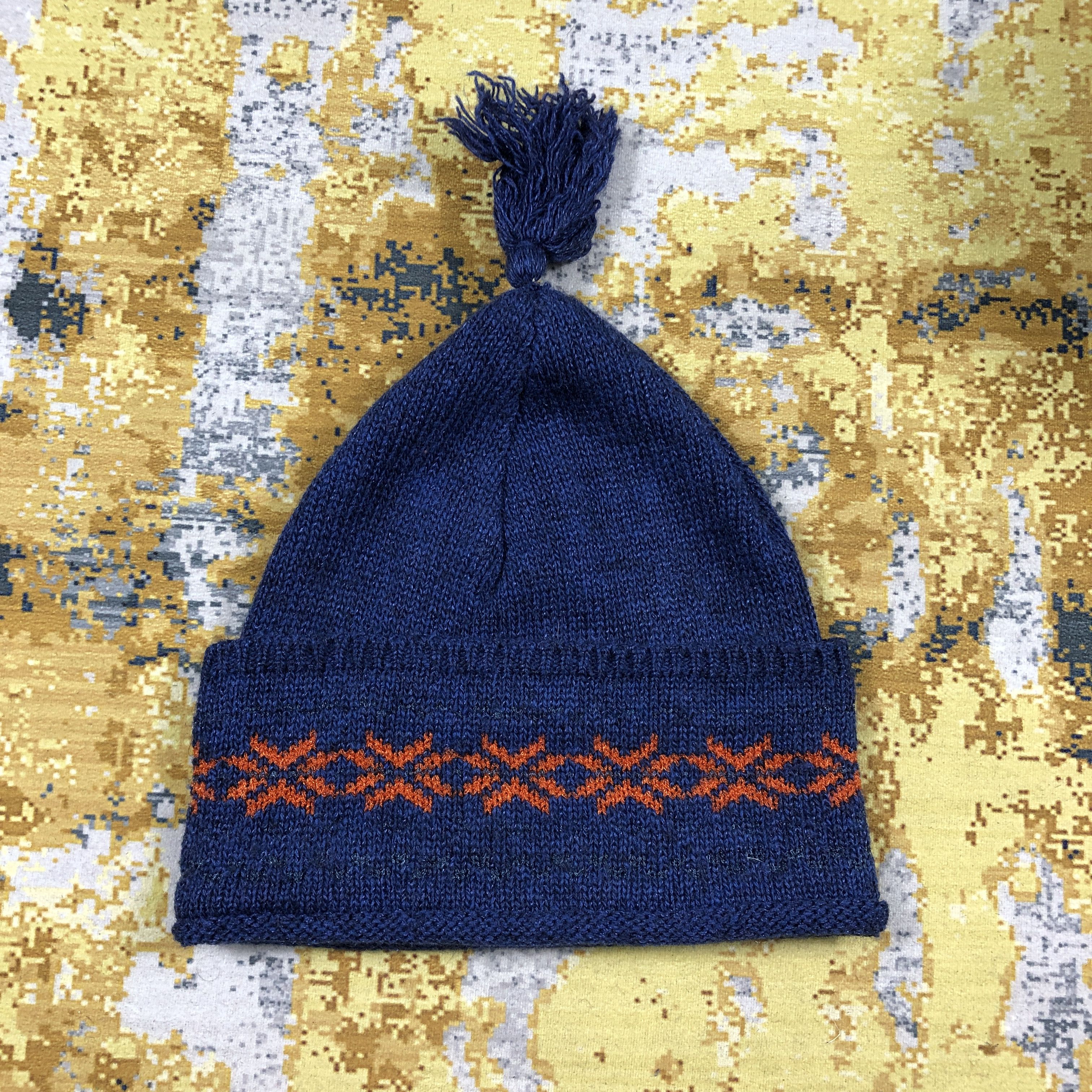 Japanese Brand × Vintage Vintage Yat Fair Isle Beanie Hat B2129 Size ONE SIZE - 3 Thumbnail