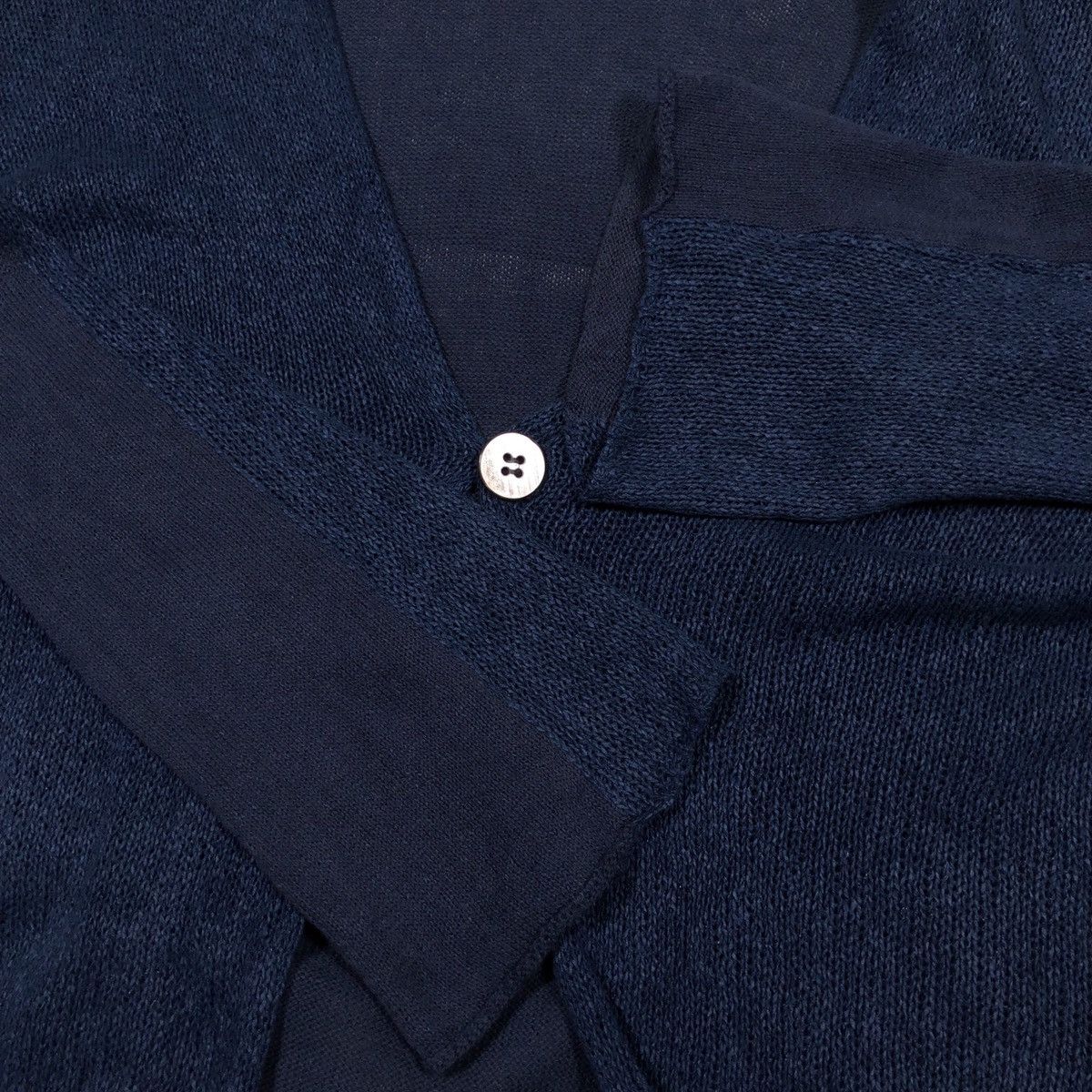 Issey Miyake × Japanese Brand × Vintage Plantation By Issey Miyake Indigo Knitwear Size US M / EU 48-50 / 2 - 10 Thumbnail