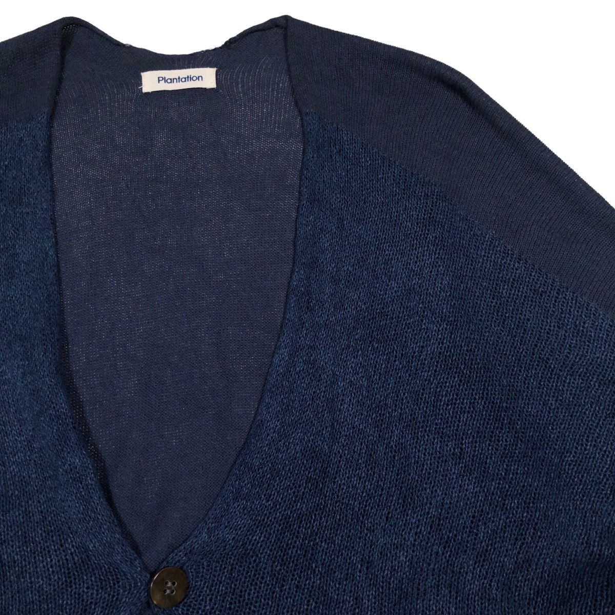 Issey Miyake × Japanese Brand × Vintage Plantation By Issey Miyake Indigo Knitwear Size US M / EU 48-50 / 2 - 4 Thumbnail