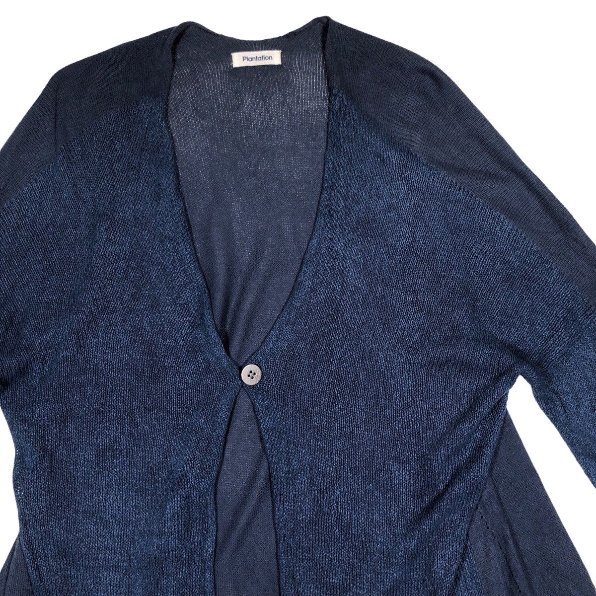 Issey Miyake × Japanese Brand × Vintage Plantation By Issey Miyake Indigo Knitwear Size US M / EU 48-50 / 2 - 3 Thumbnail